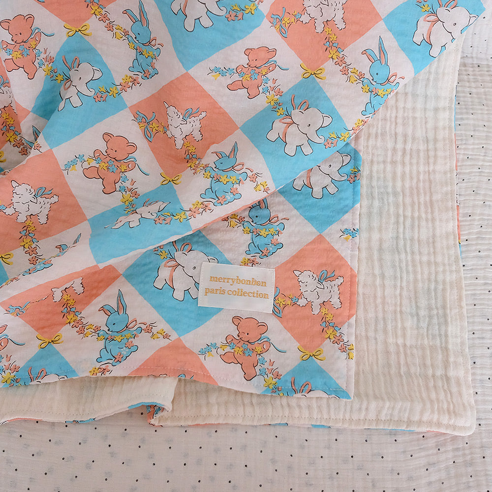 【Merry Bonbon】四季毛毯_Le Petite Blue