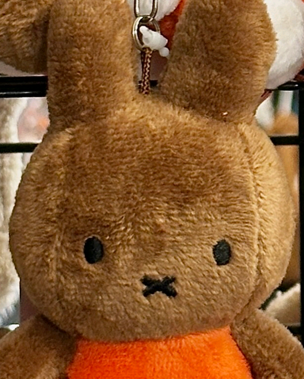 Toasty Tan Miffy Mascot (8cm,Carabiner Clip)