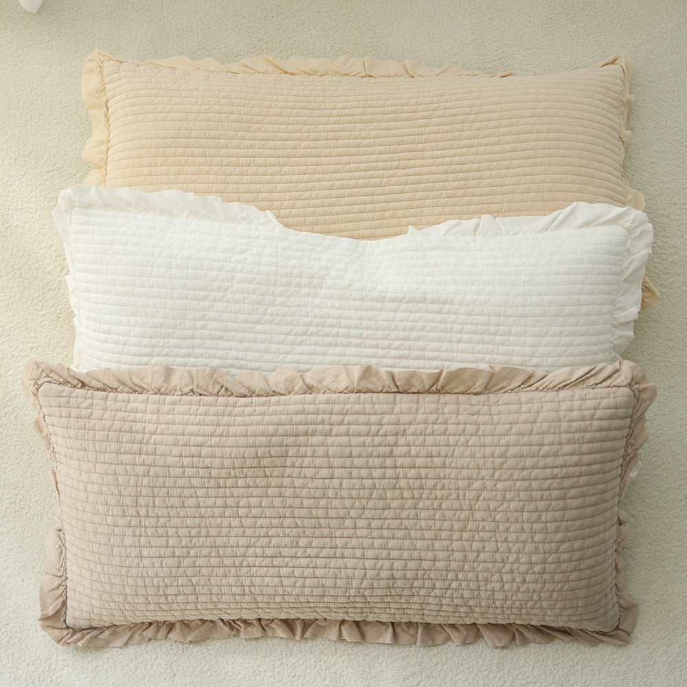 [ALL FOR HOME] Pudding wide kids pillow_ivory,butter cream,beige