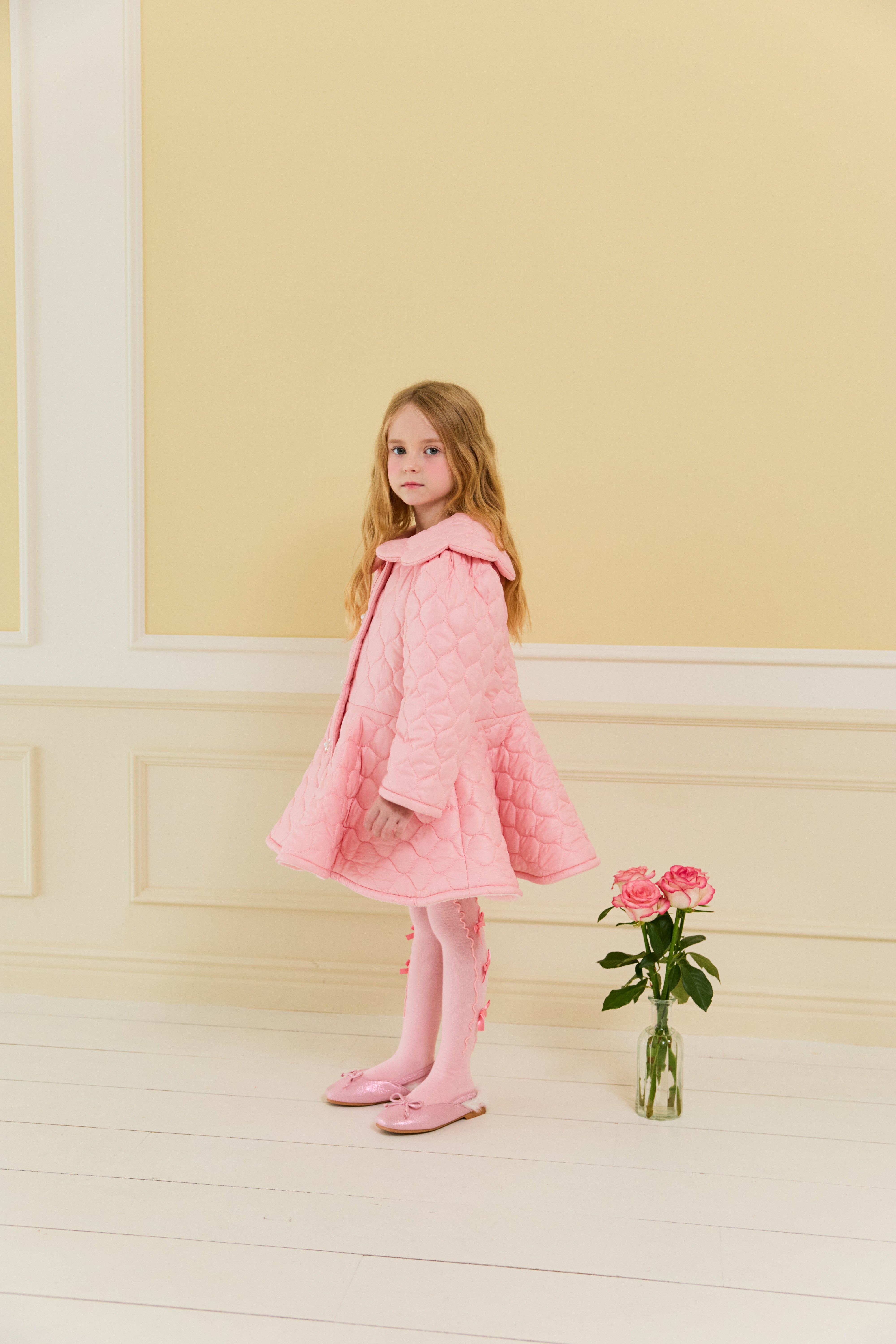[ALITTLE] Audrey padding coat_Pink
