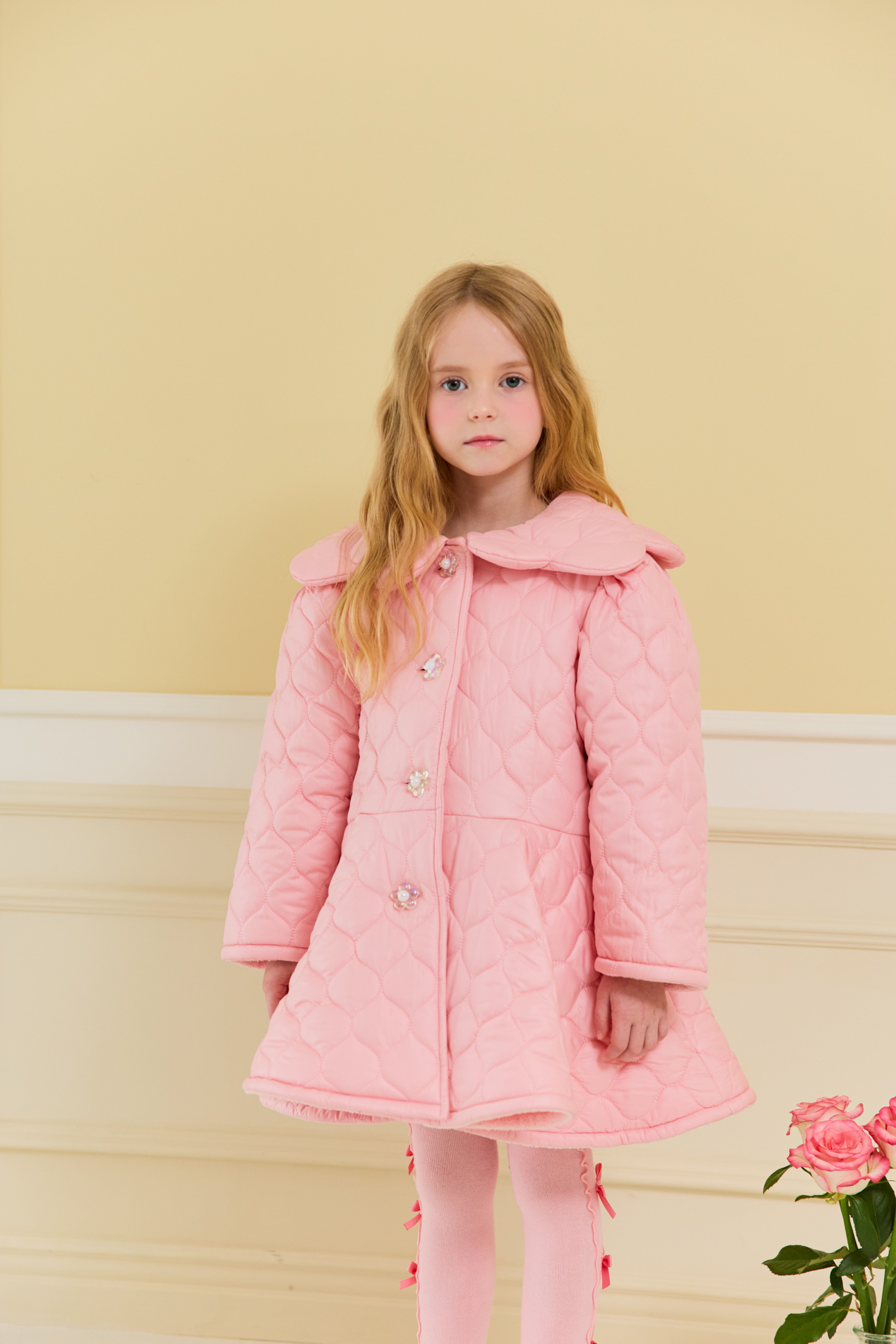 [ALITTLE] Audrey padding coat_Pink