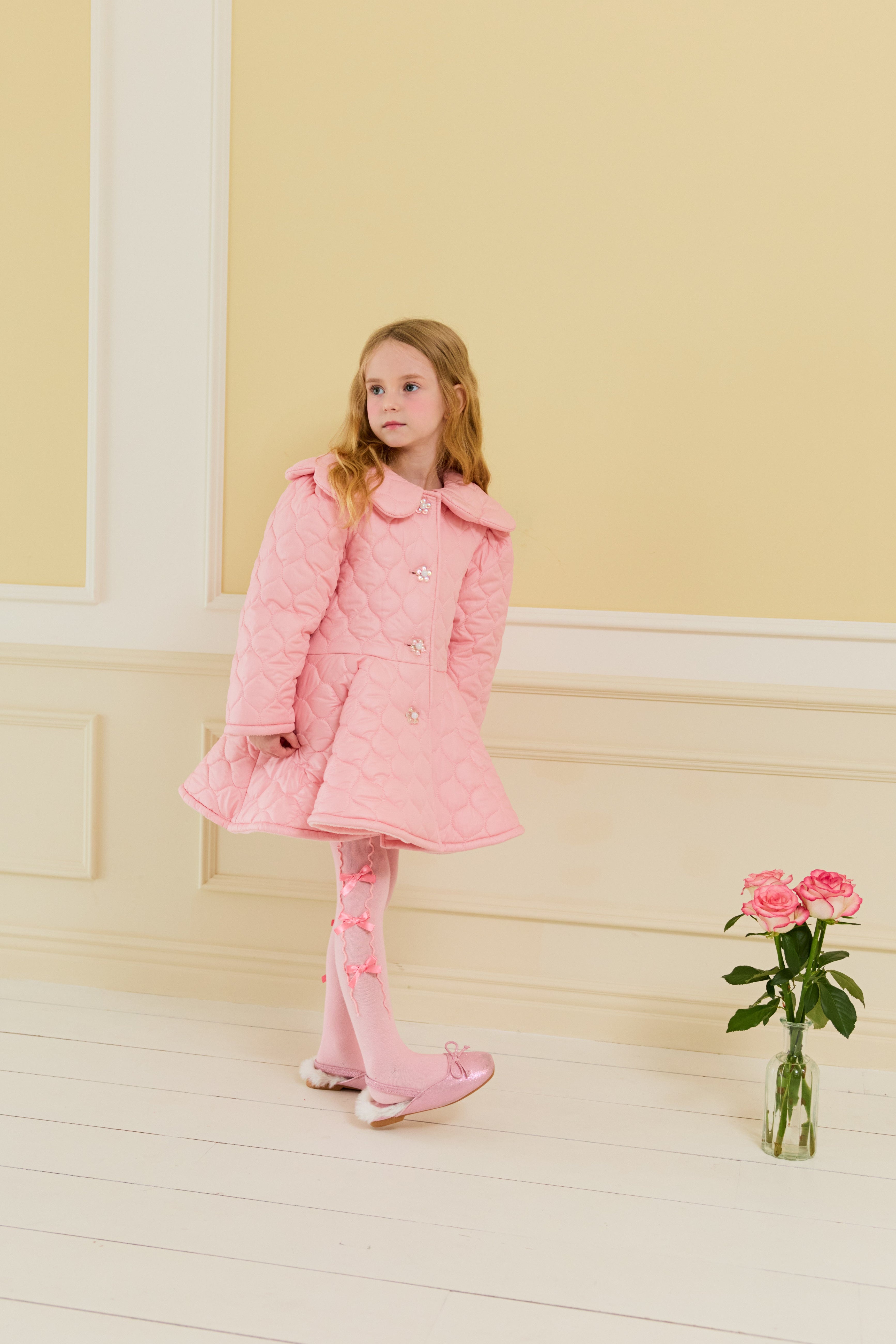 [ALITTLE] Audrey padding coat_Pink