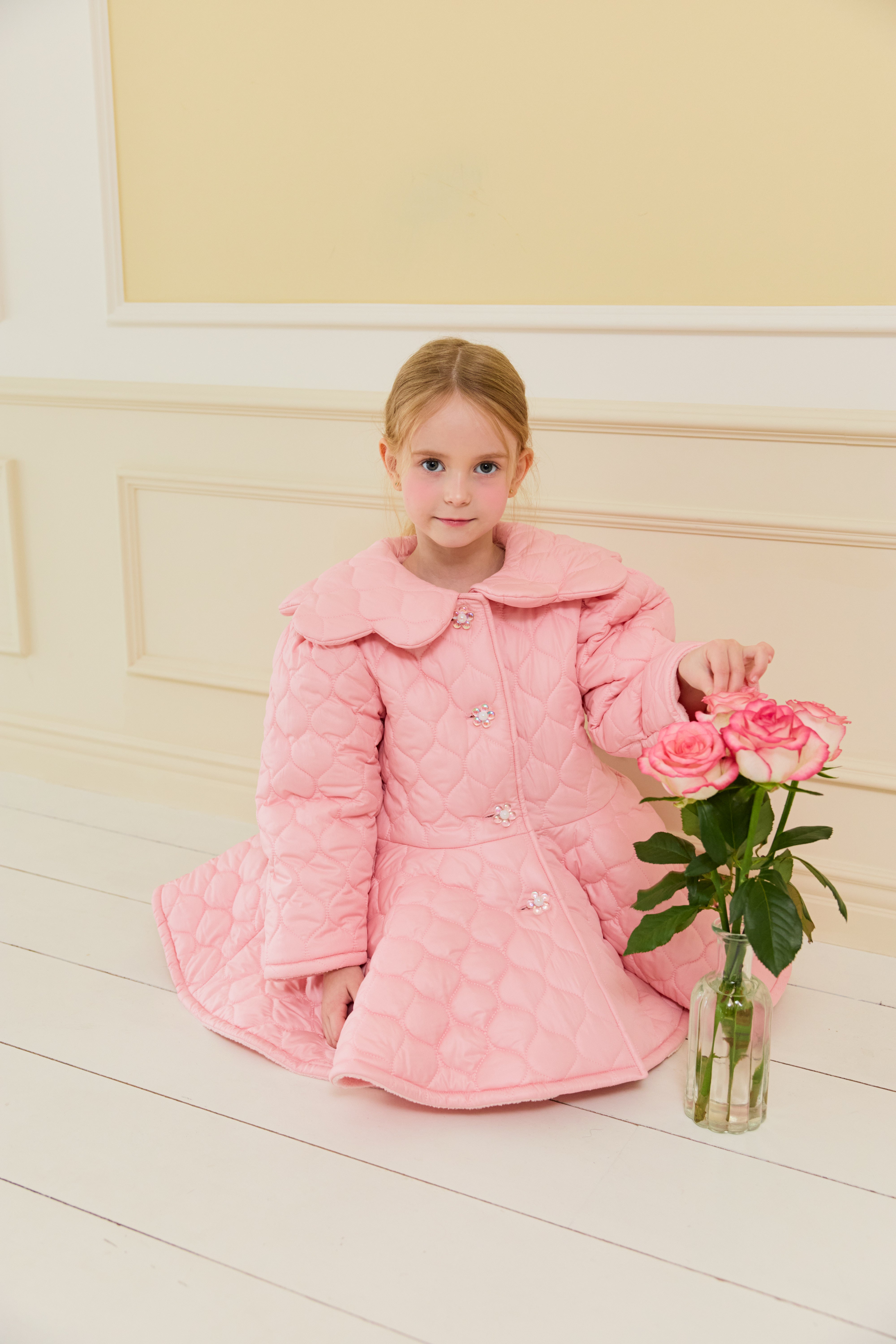 [ALITTLE] Audrey padding coat_Pink