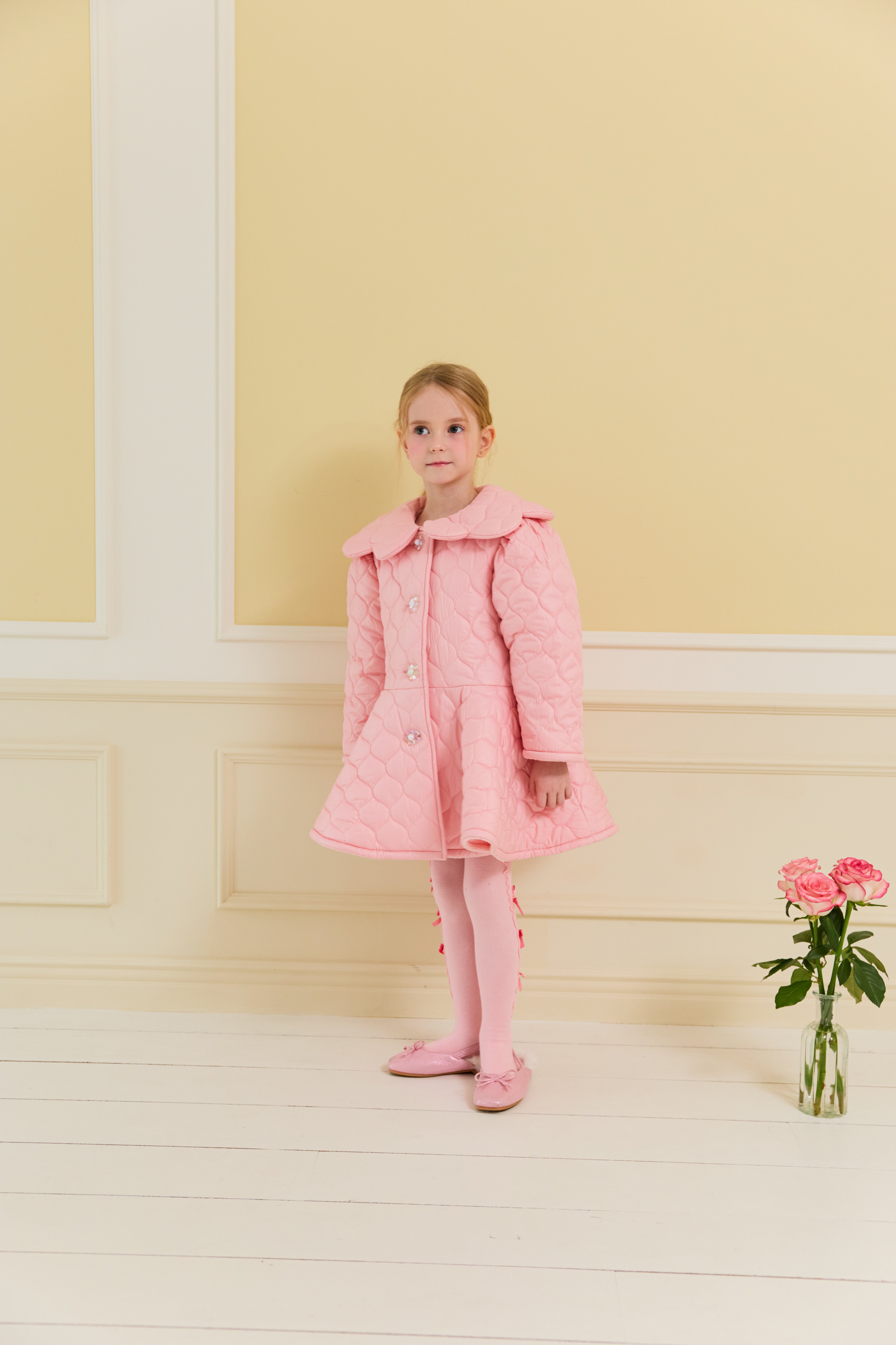 [ALITTLE] Audrey padding coat_Pink