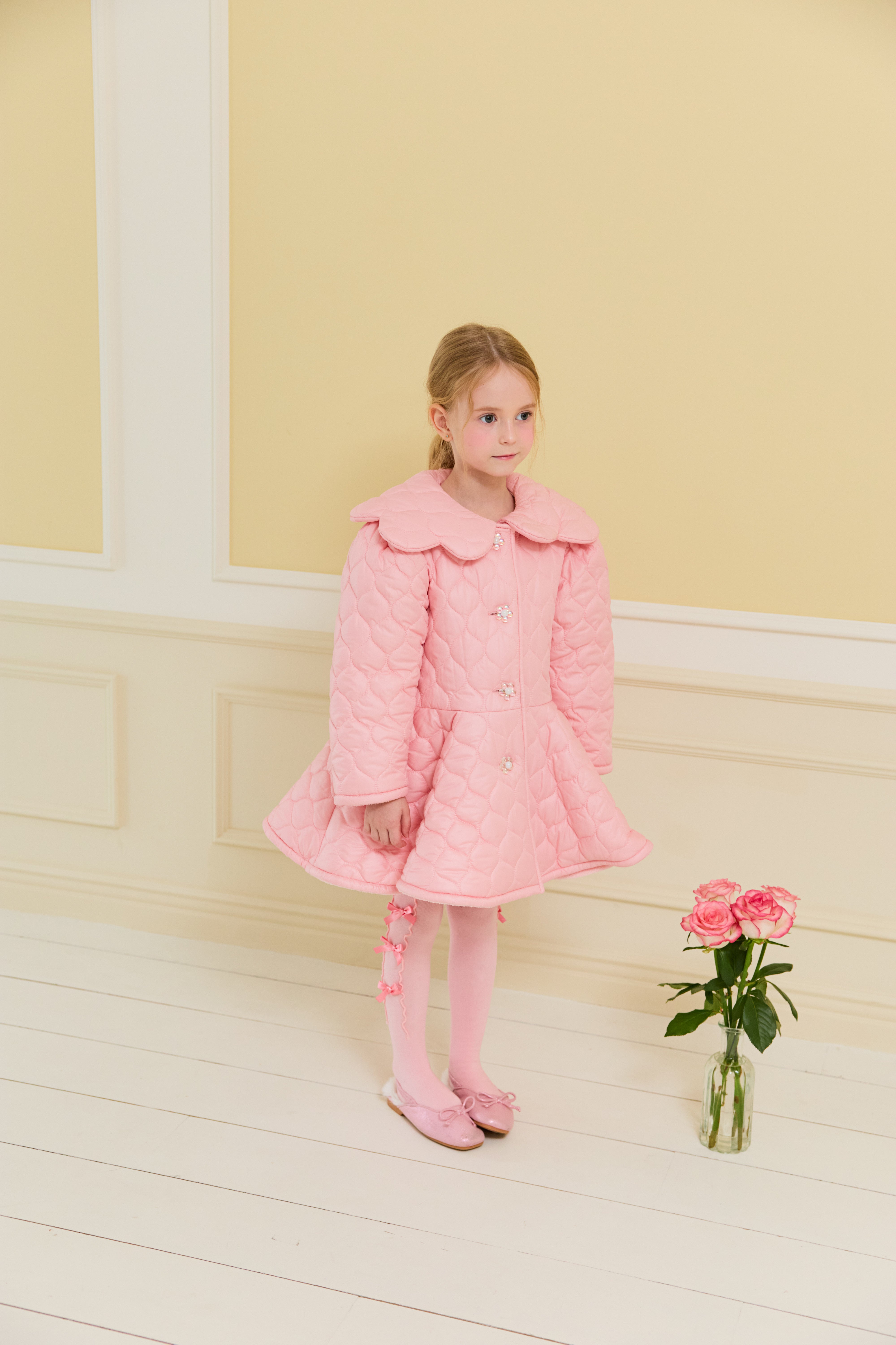 [ALITTLE] Audrey padding coat_Pink