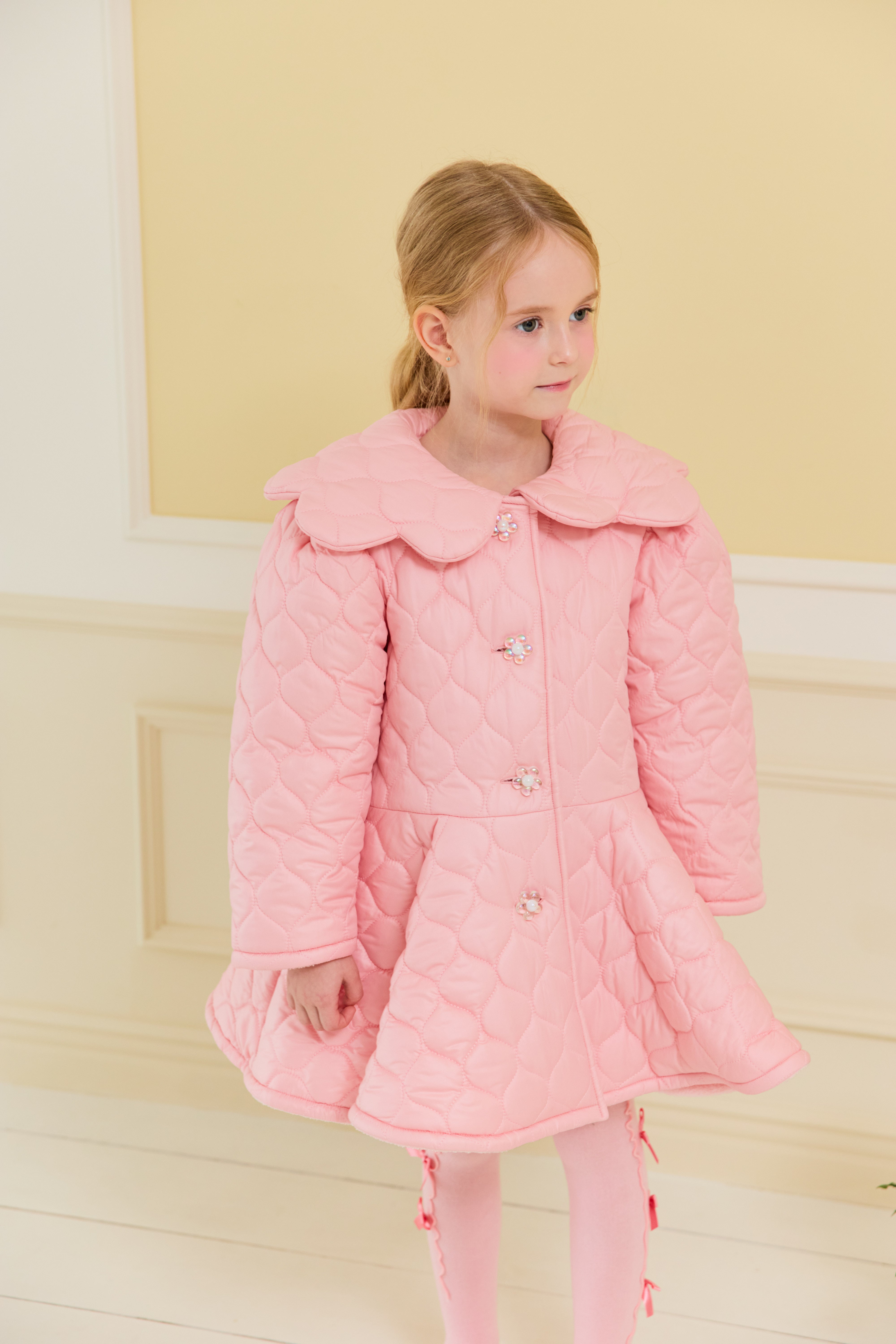 [ALITTLE] Audrey padding coat_Pink