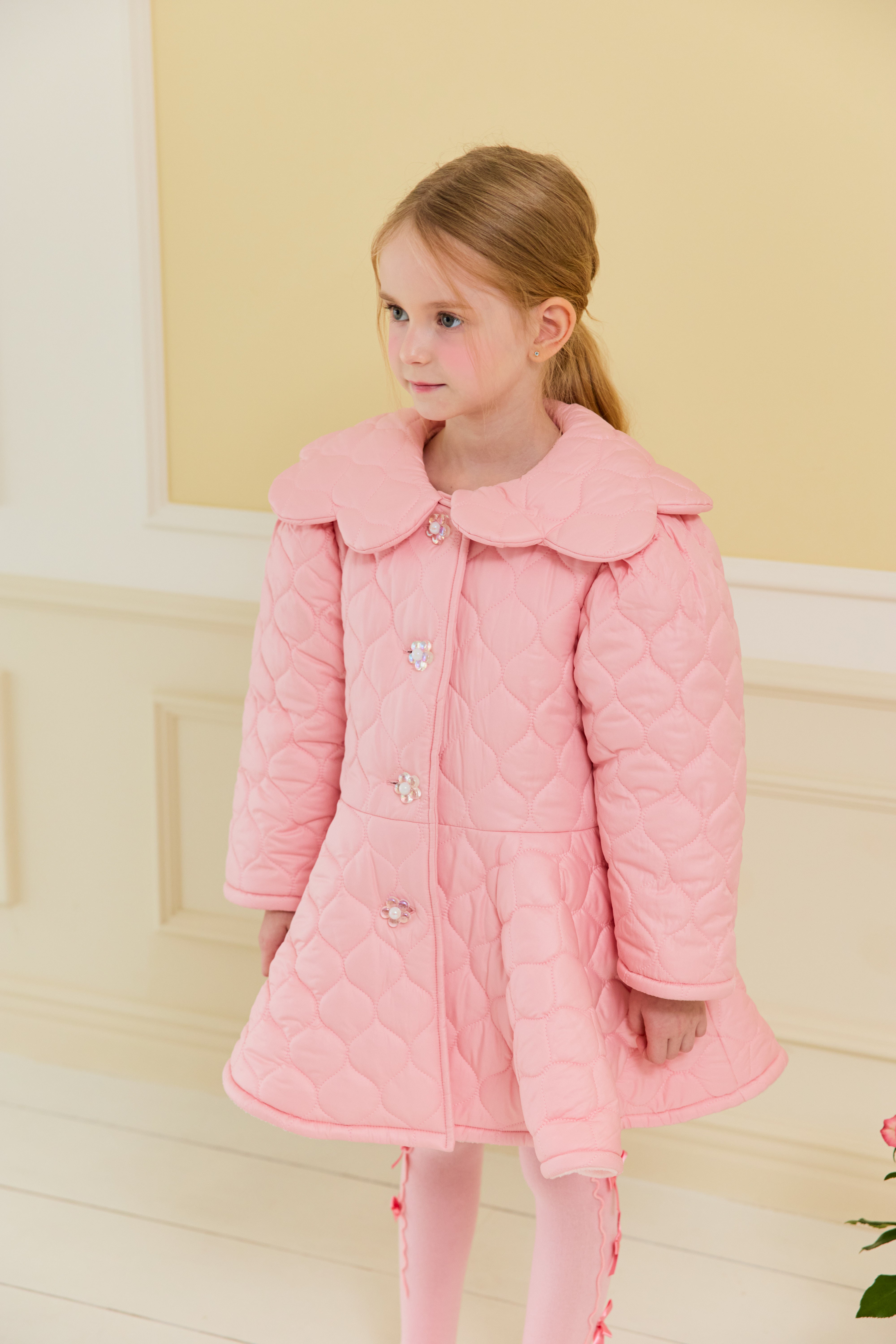 [ALITTLE] Audrey padding coat_Pink
