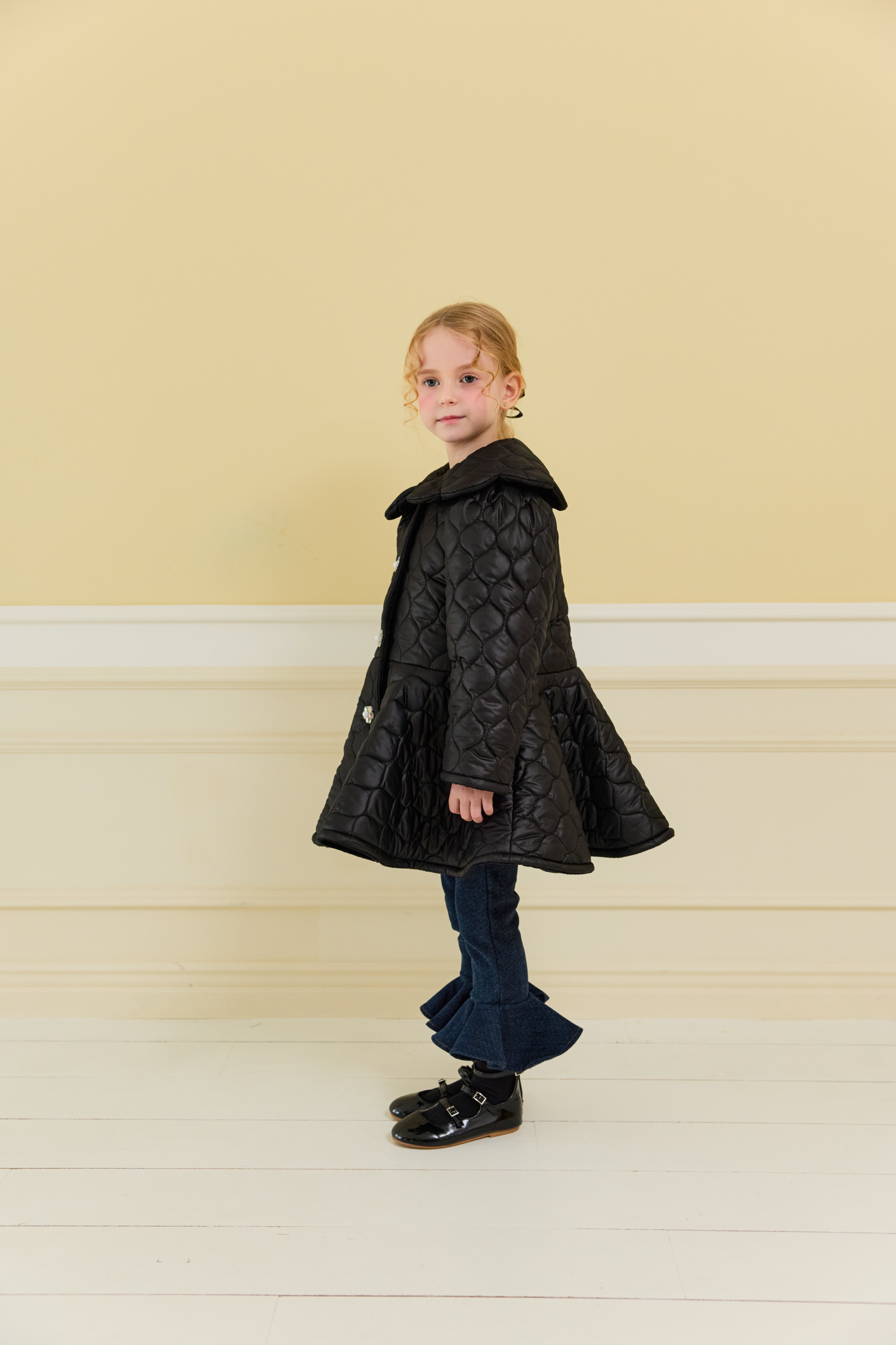 [ALITTLE] Winter twoway heart pocket frill pants_Denim