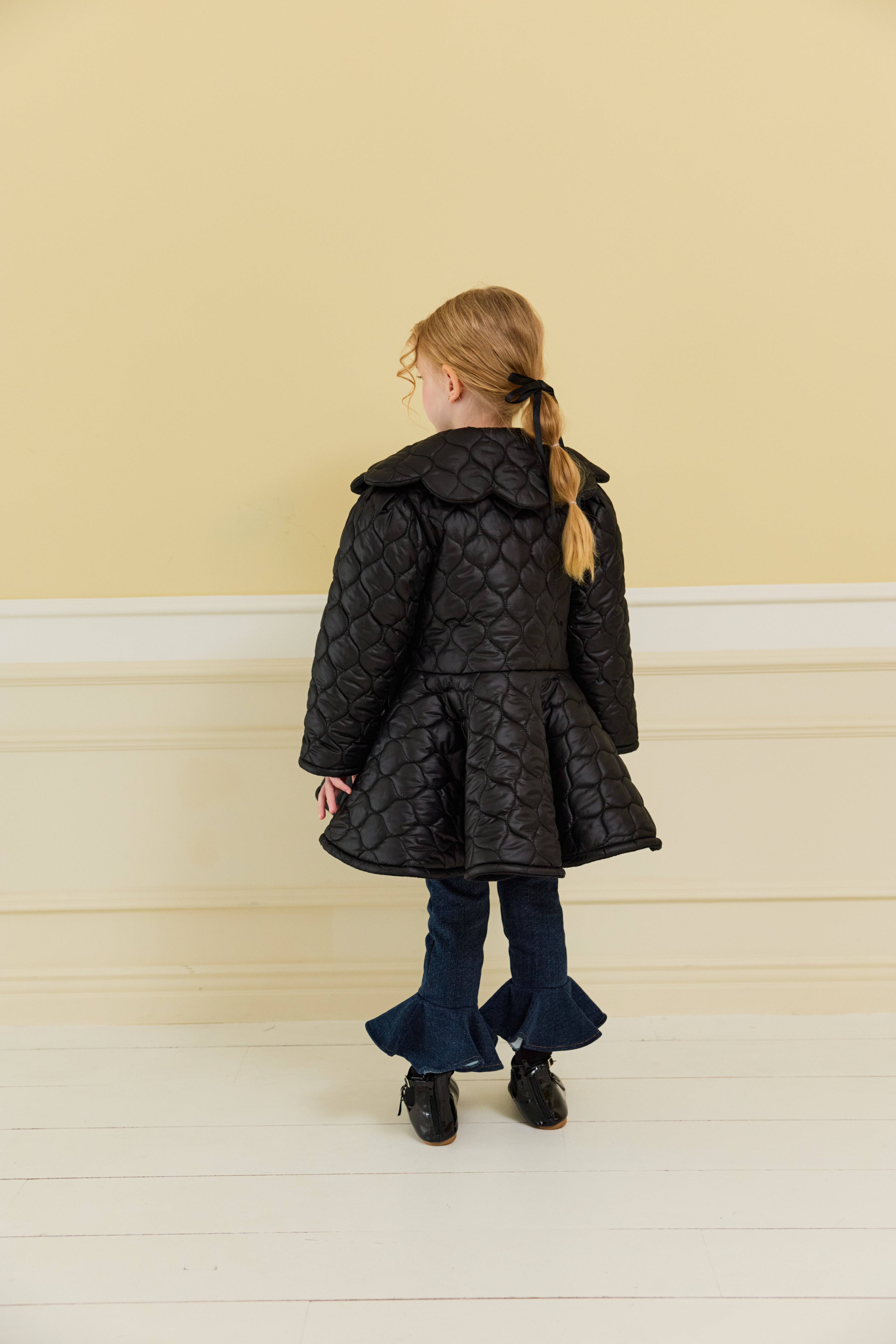 [ALITTLE] Audrey padding coat_Black