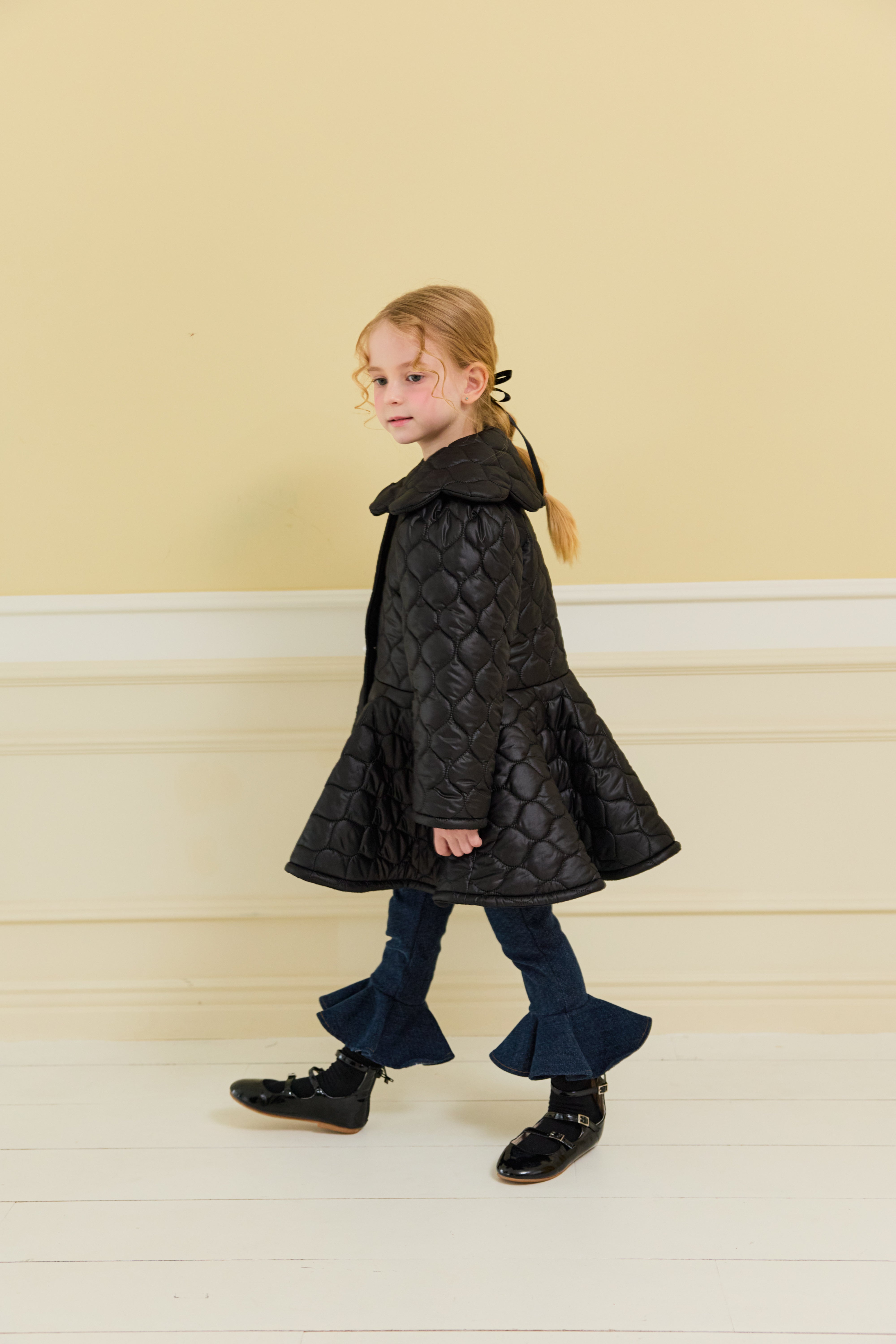[ALITTLE] Audrey padding coat_Black