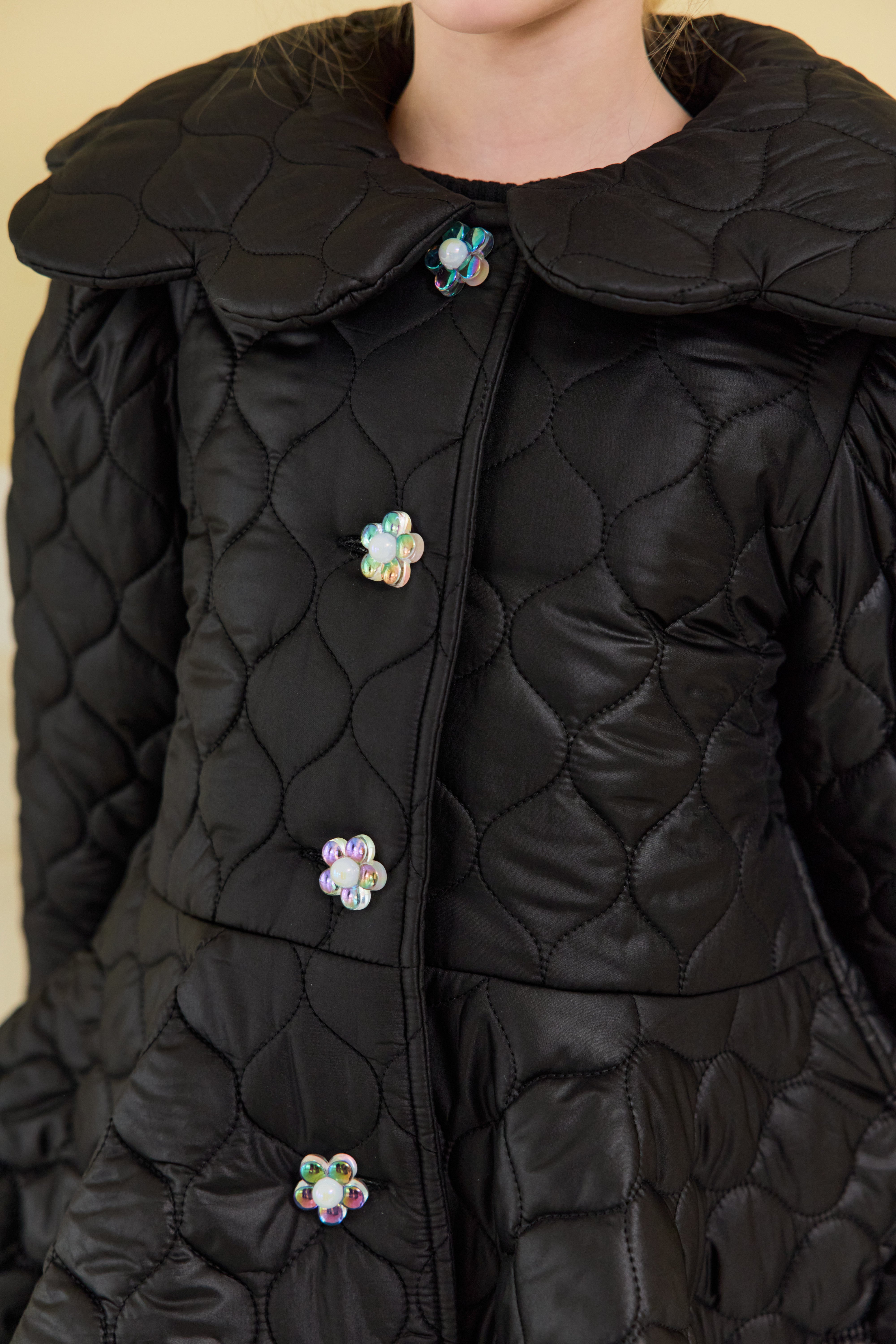 [ALITTLE] Audrey padding coat_Black