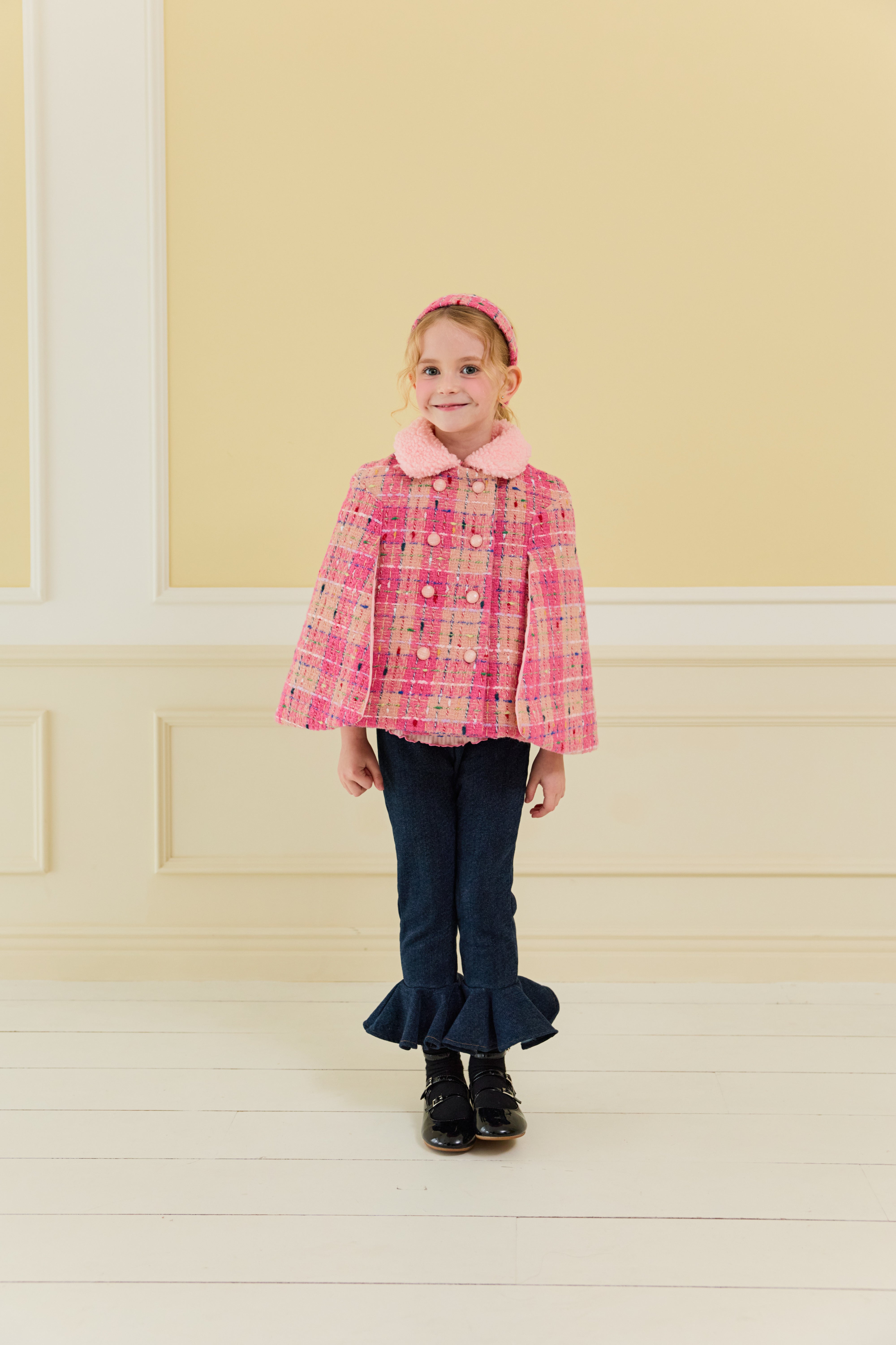 [ALITTLE] Winter twoway heart pocket frill pants_Denim