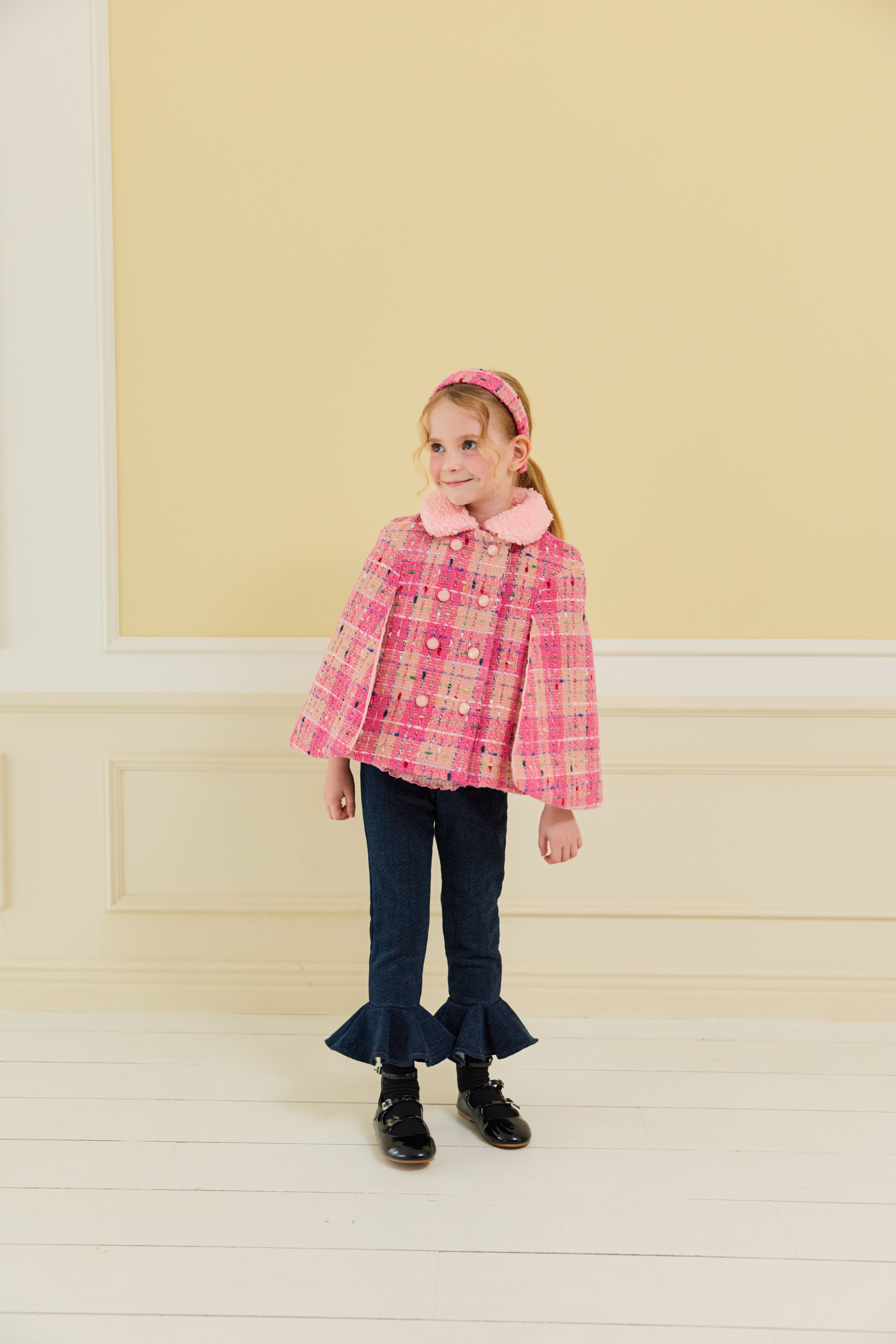 [ALITTLE] Winter twoway heart pocket frill pants_Denim