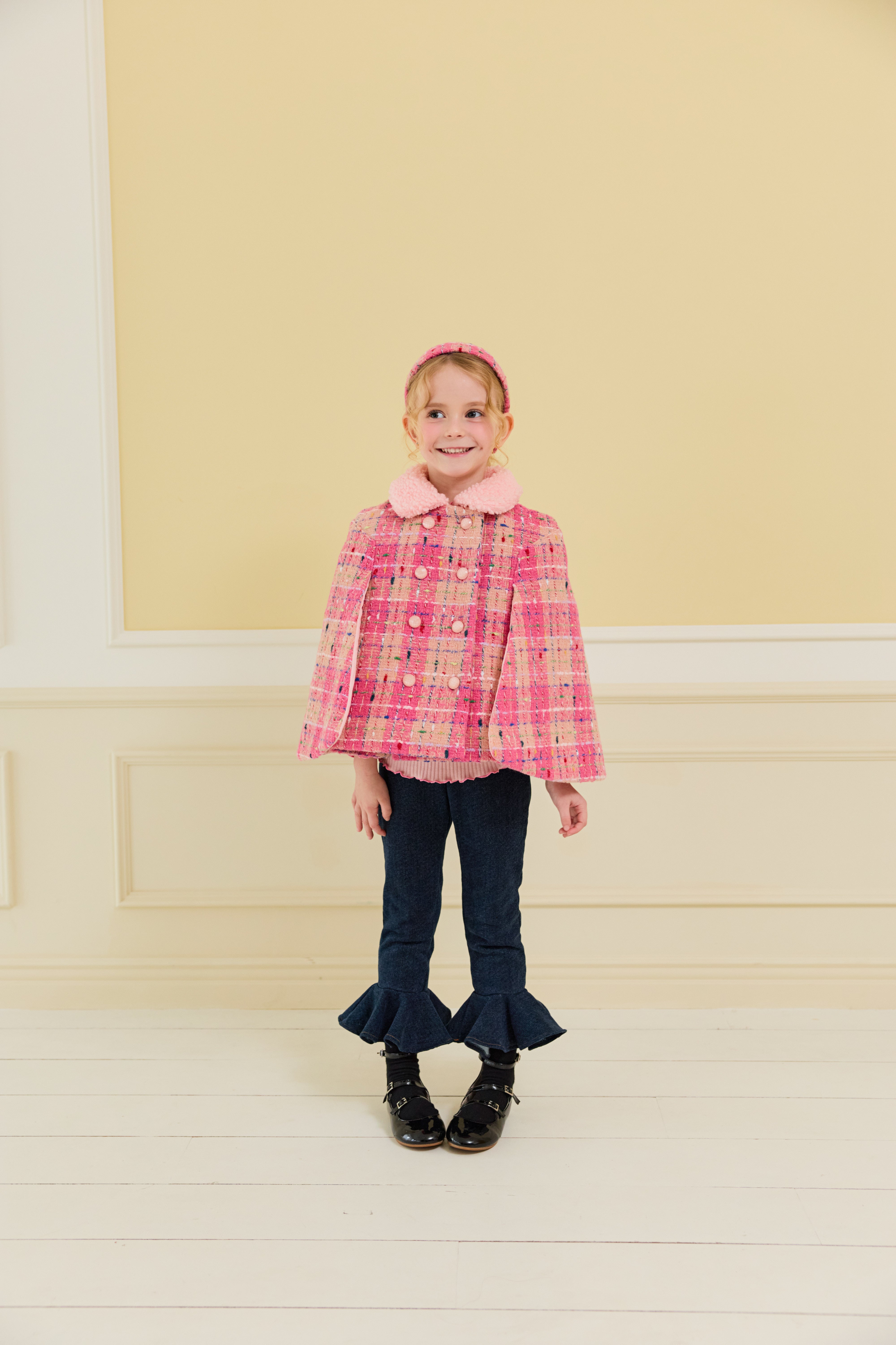 [ALITTLE] Winter twoway heart pocket frill pants_Denim