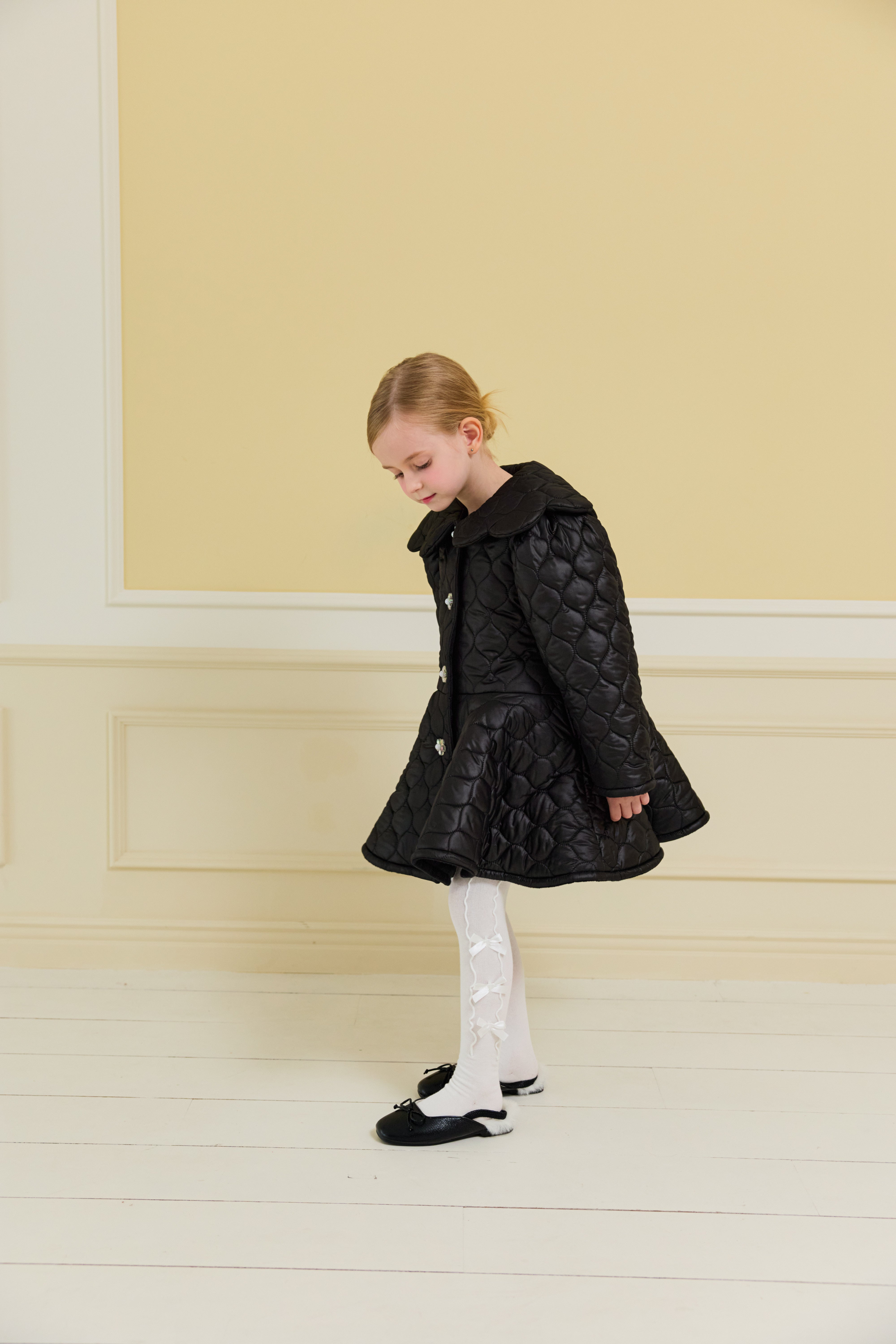 [ALITTLE] Audrey padding coat_Black