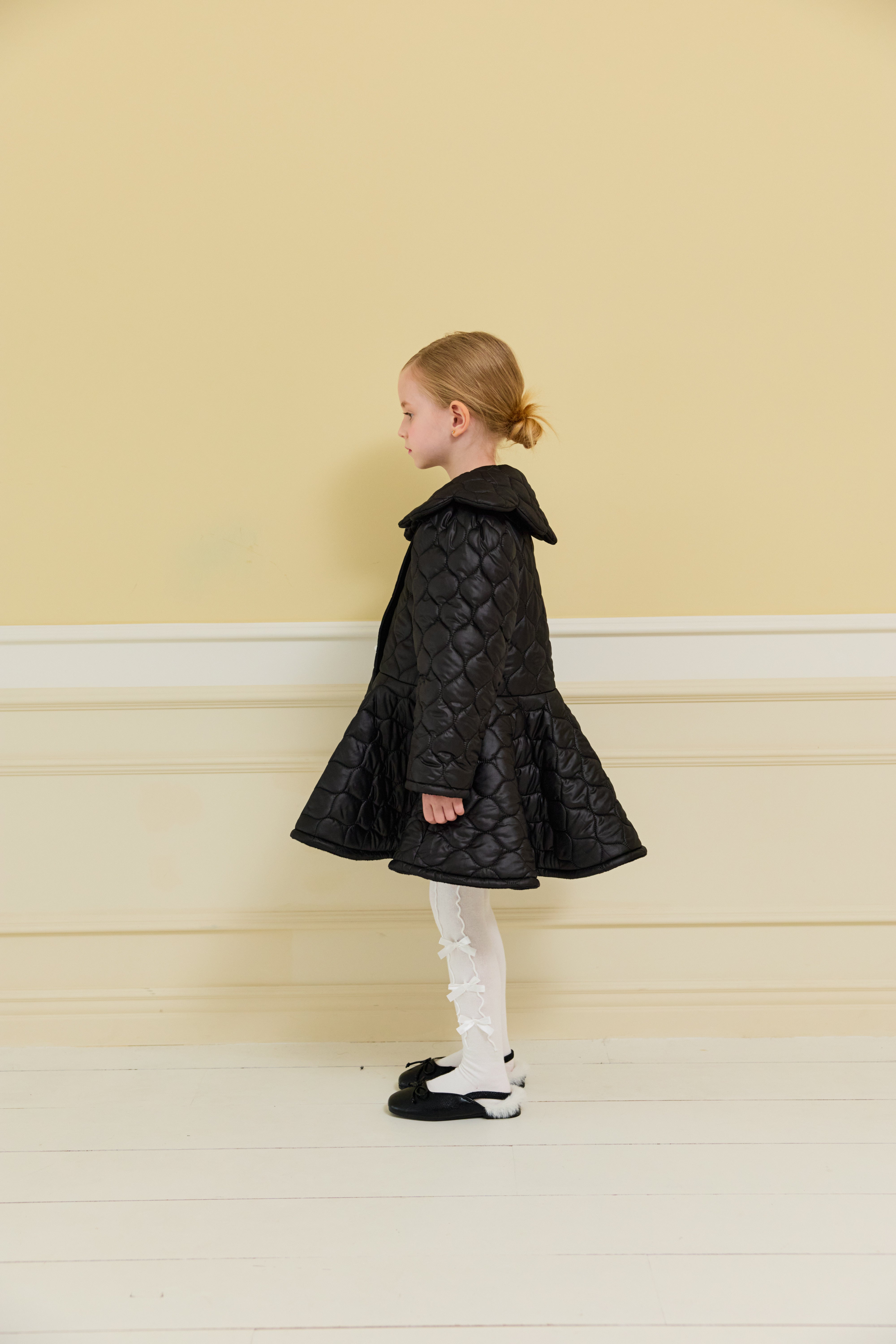 [ALITTLE] Audrey padding coat_Black