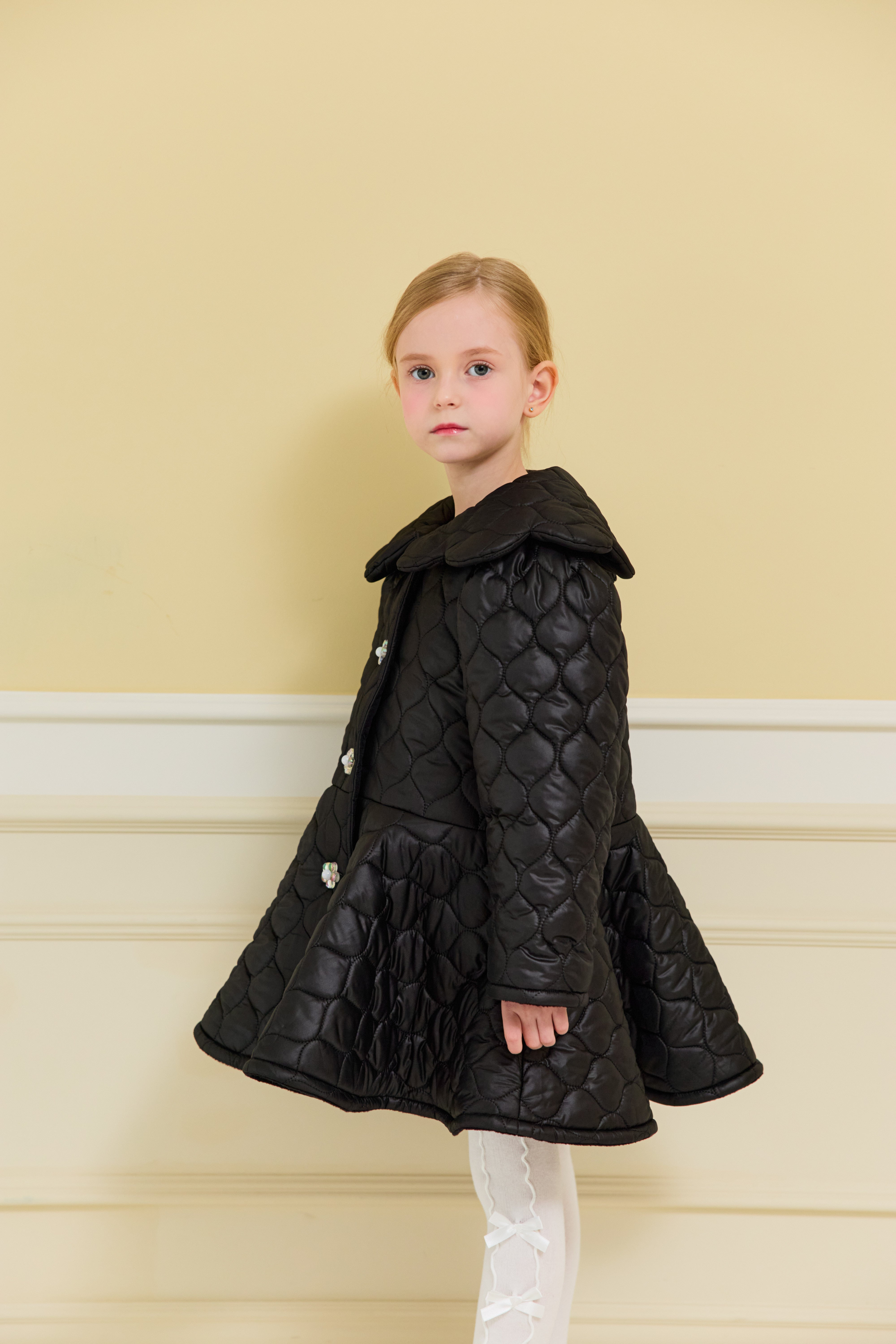 [ALITTLE] Audrey padding coat_Black