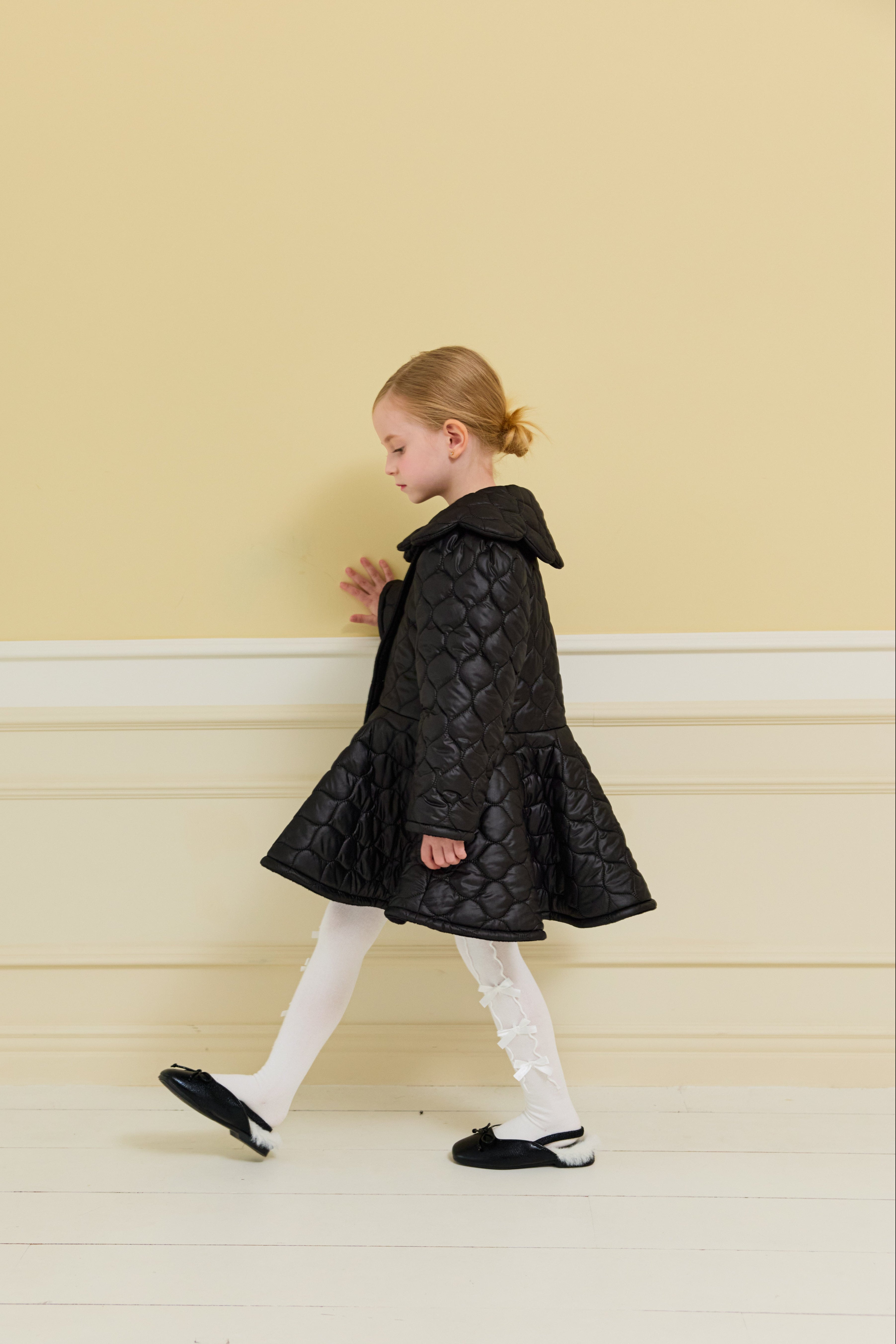 [ALITTLE] Audrey padding coat_Black