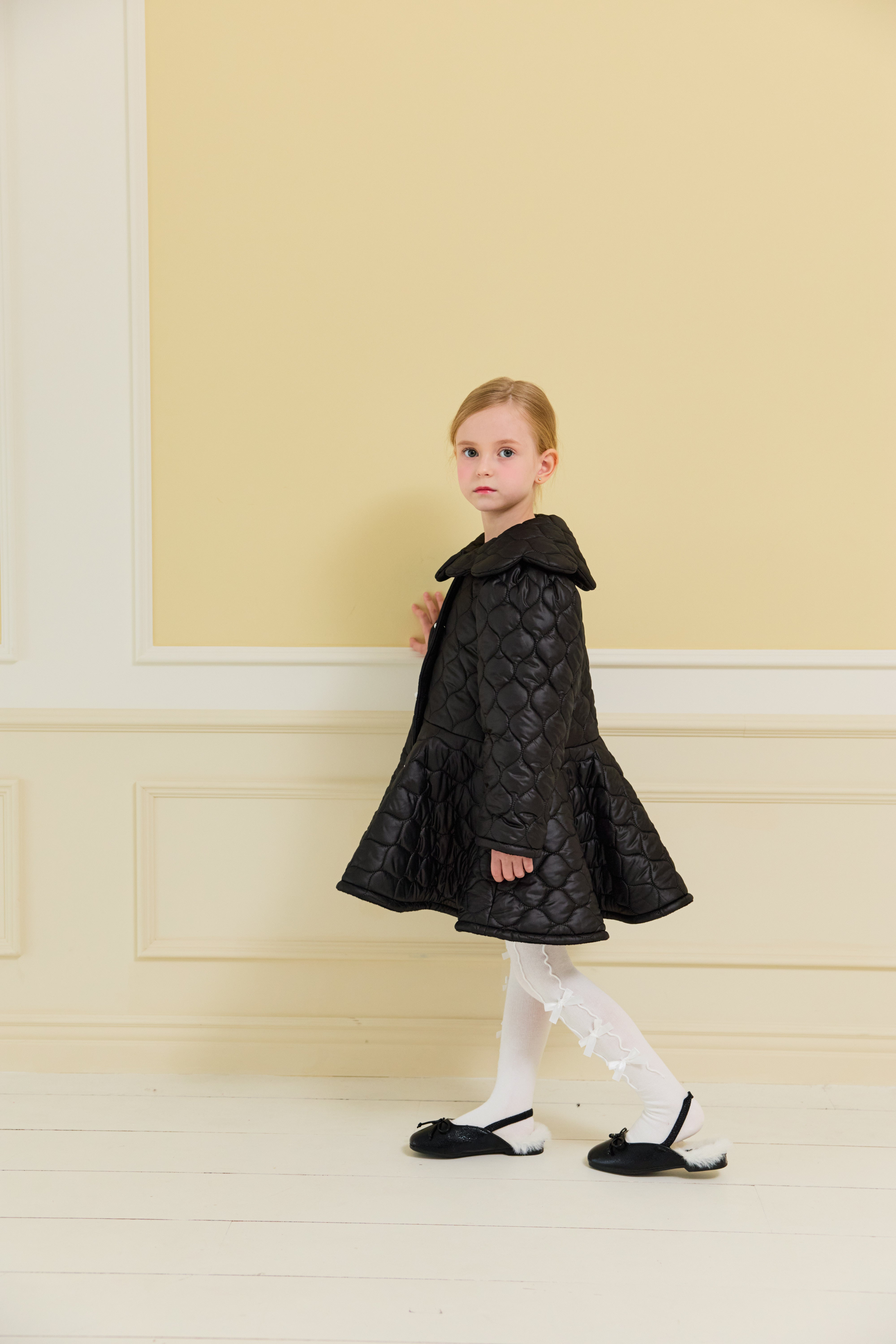 [ALITTLE] Audrey padding coat_Black