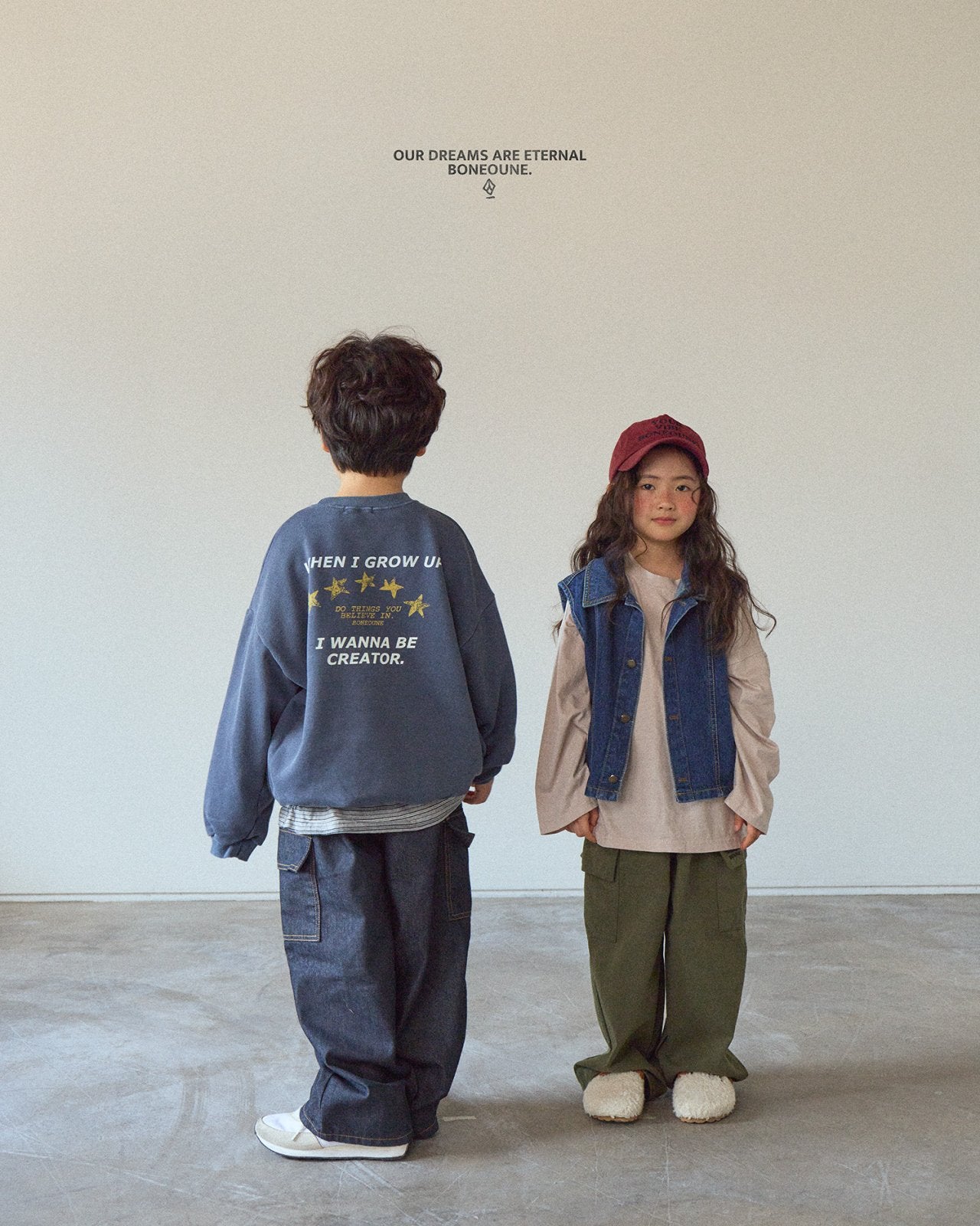 [BONEOUNE] Creator Sweatshirt_2colors