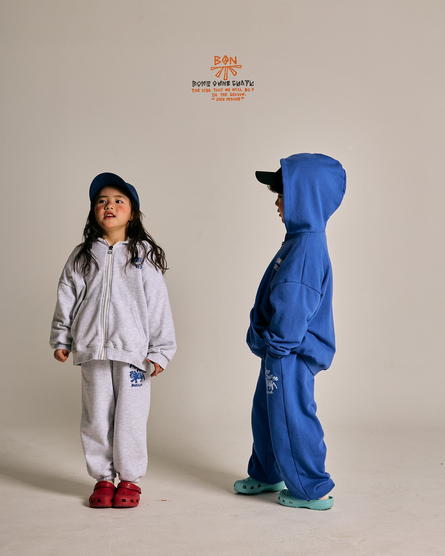 [BONEOUNE] BONE Seoul Hoodie Zip-up_2colors