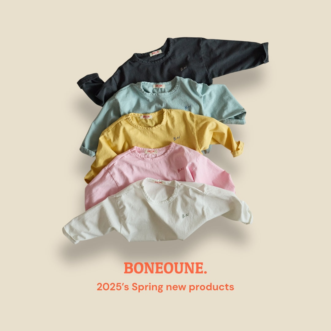 [BONEOUNE] Macaron T-shirt_5colors