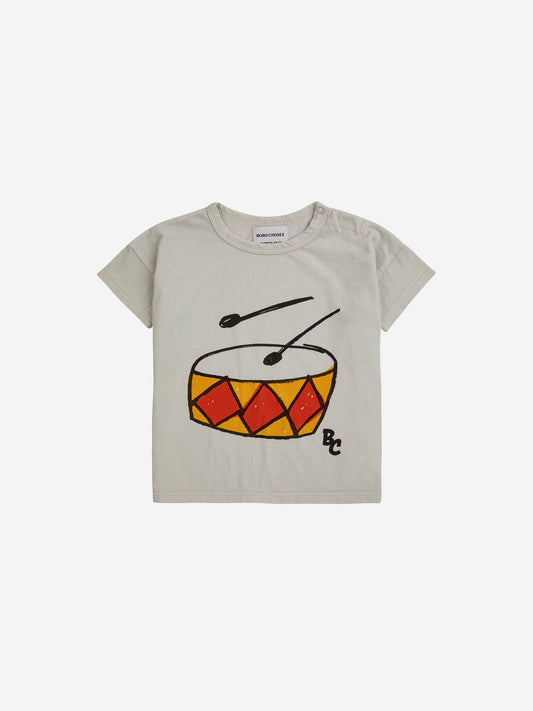 [BOBO CHOSE] Baby Play the Drum T-shirt_beige