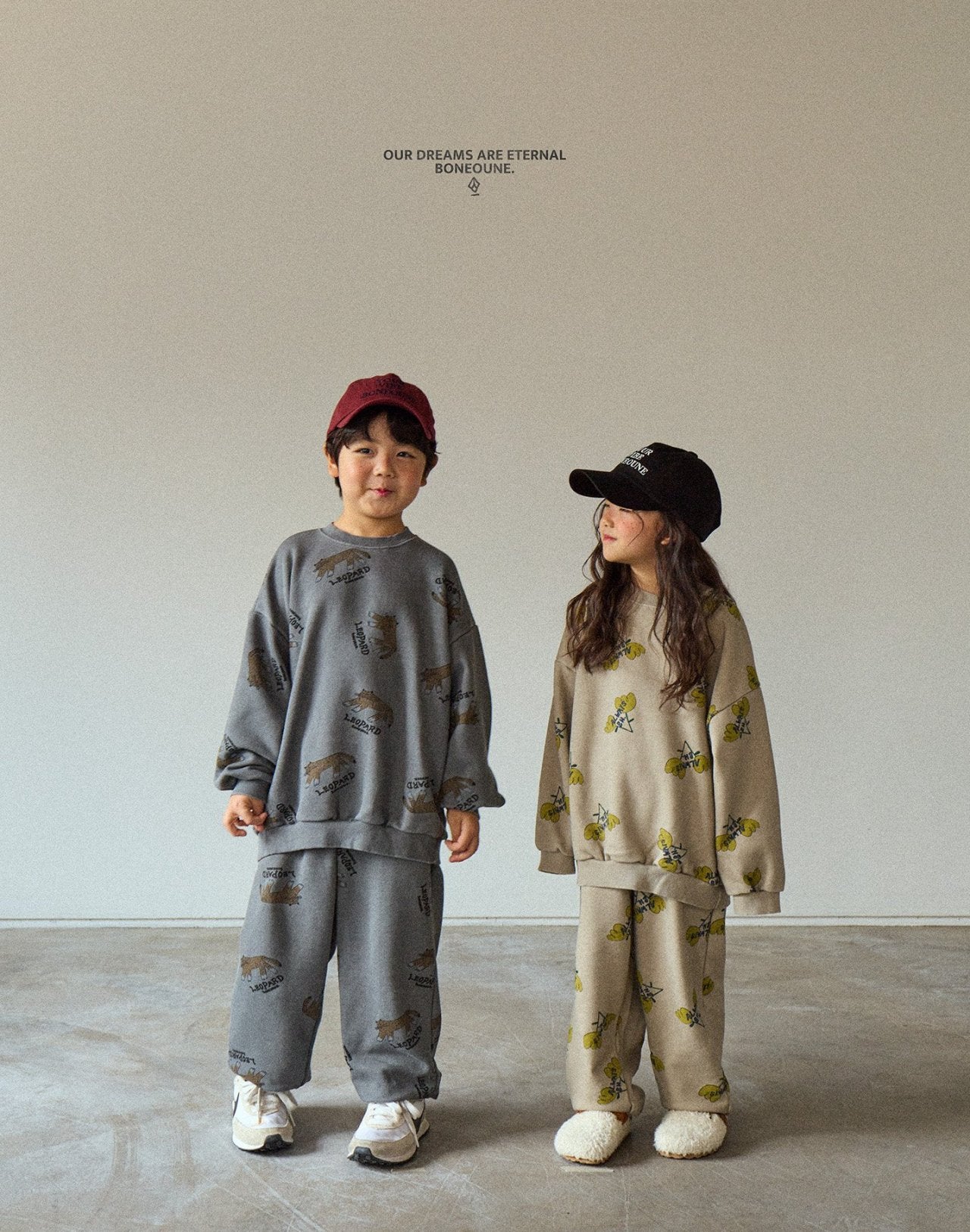 [BONEOUNE] Leopard Sweatshirt_2colors