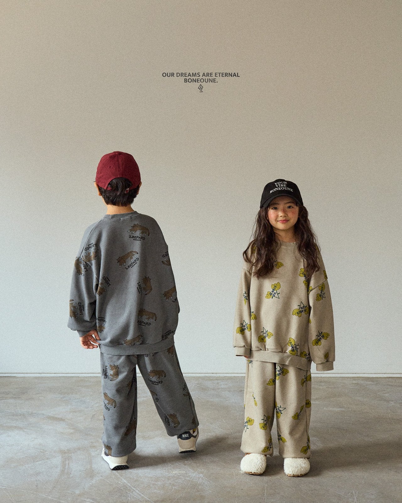 [BONEOUNE] Leopard Sweatshirt_2colors