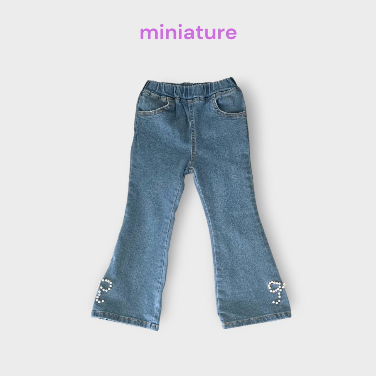 [Miniature] Bling Denim Pants_Blue