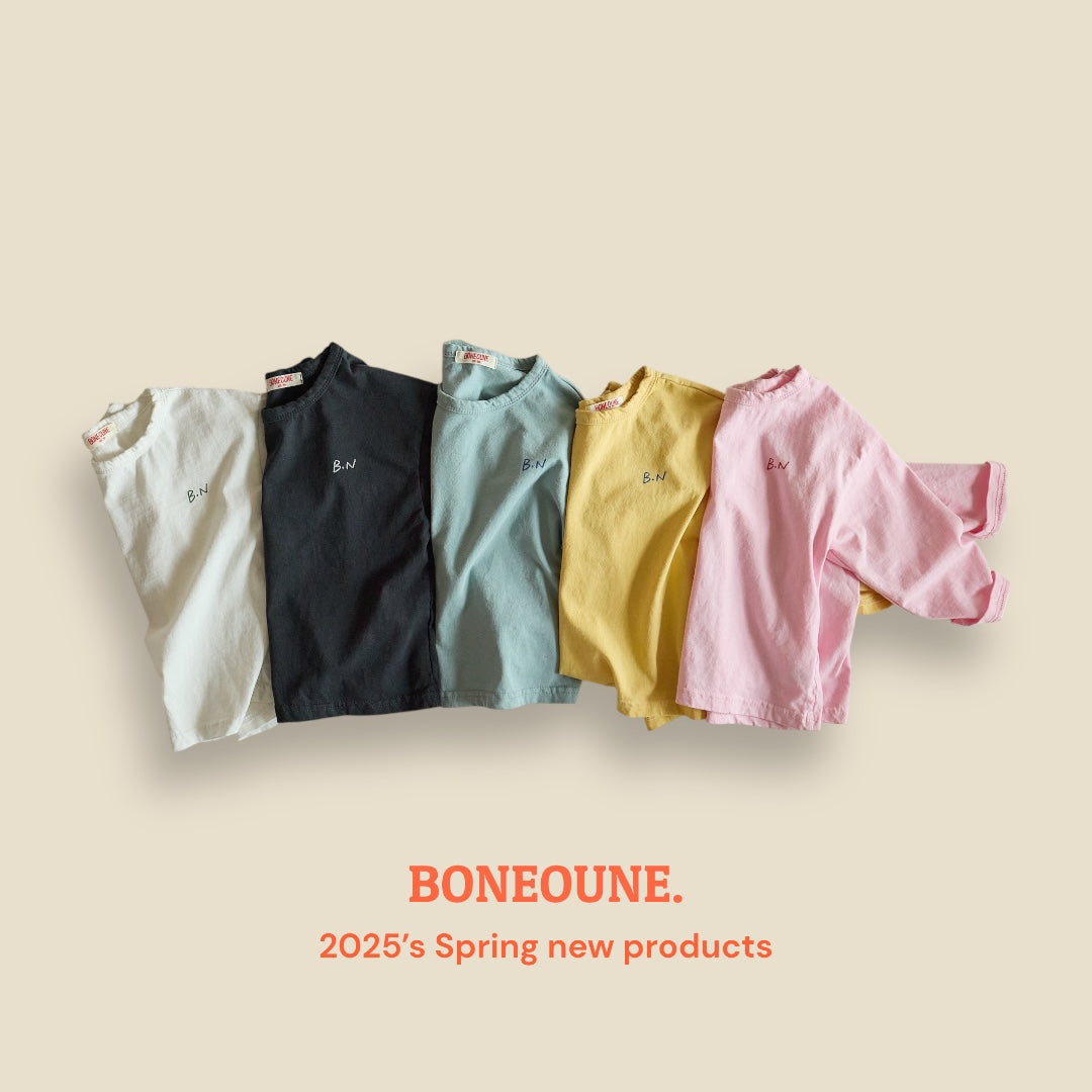 [BONEOUNE] Macaron T-shirt_5colors