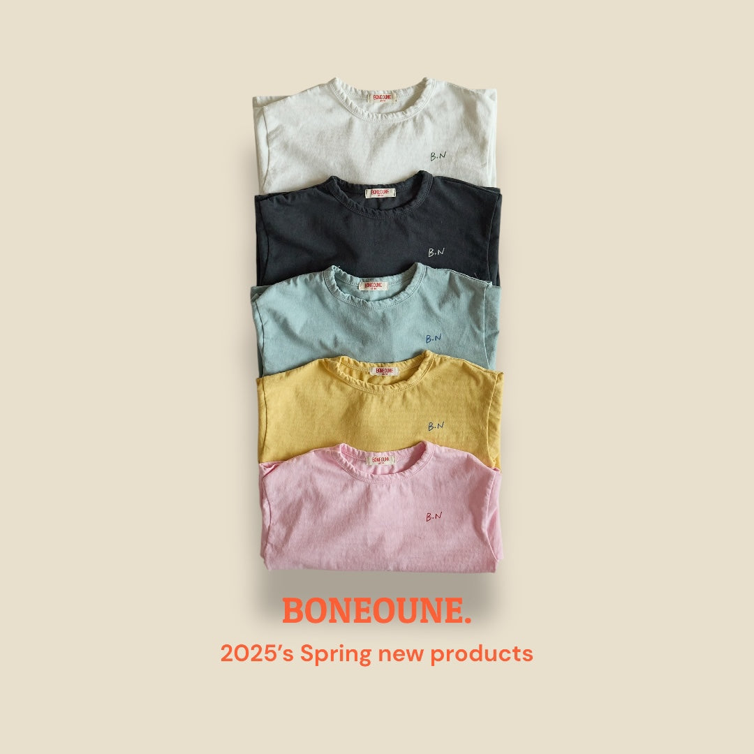 [BONEOUNE] Macaron T-shirt_5colors