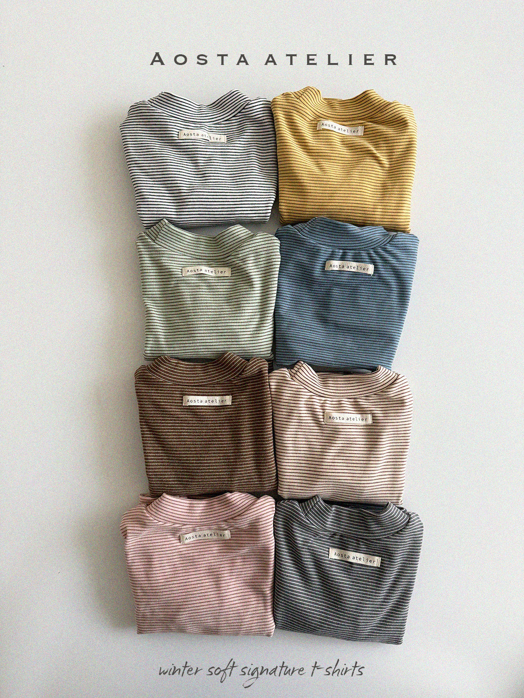 [AOSTA] Signature_Tee_8colors