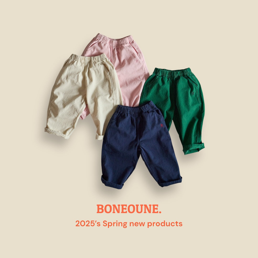 [BONEOUNE] Easy fit Daily Pants_4colors