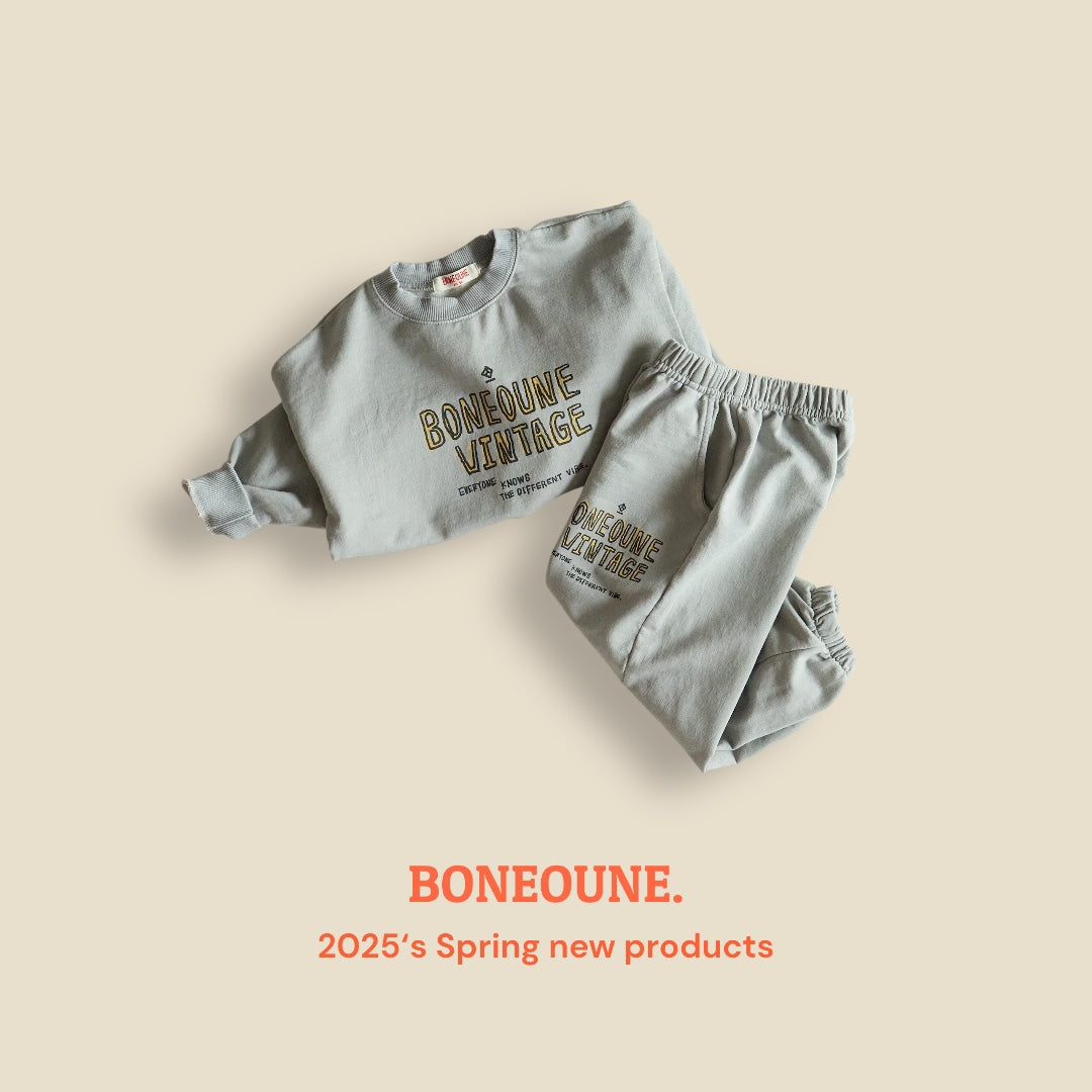 [BONEOUNE] Vintage Pigment Jogger Pants_2colors