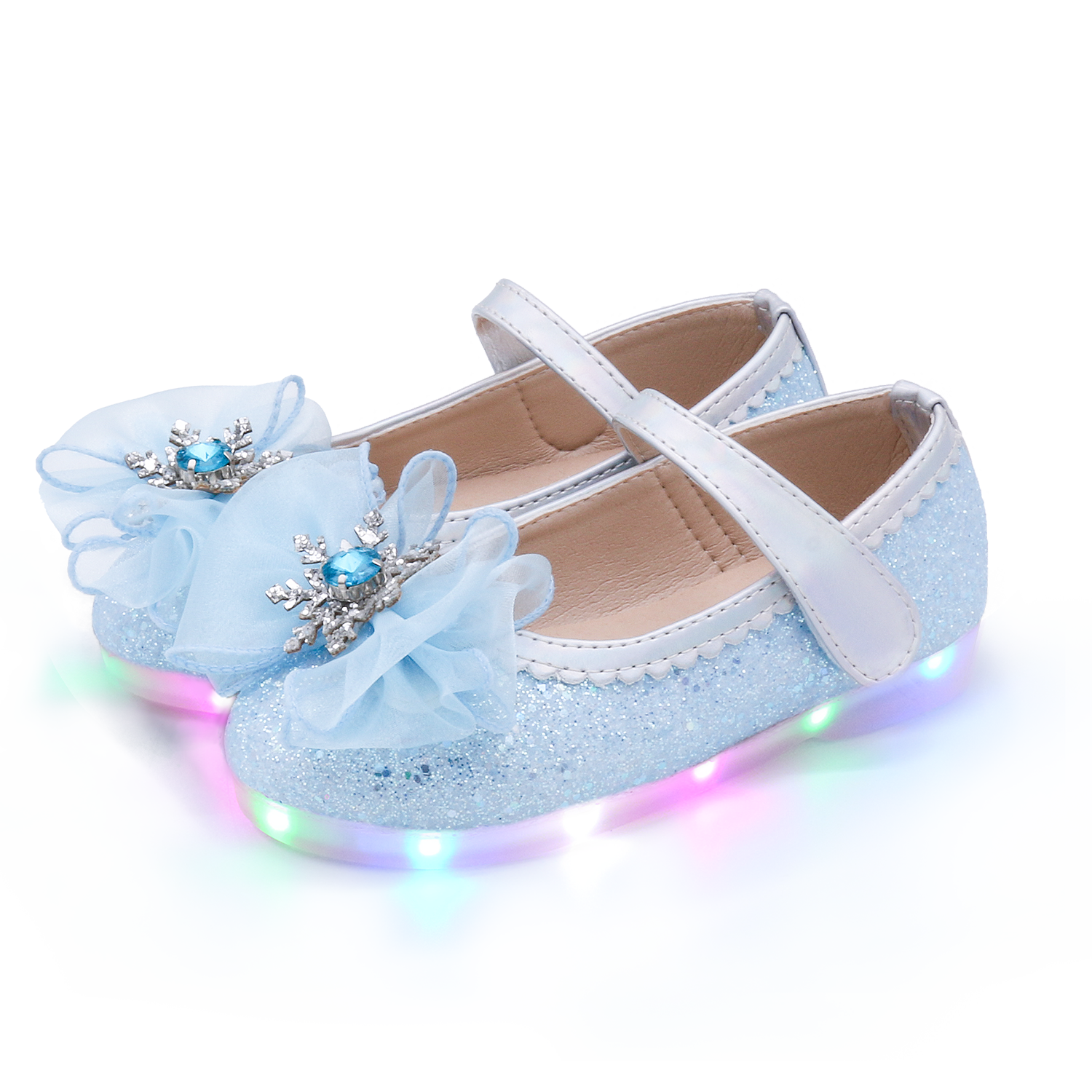 [Kiphant] LED Elsa signal MARY JANE SHOES_Blue