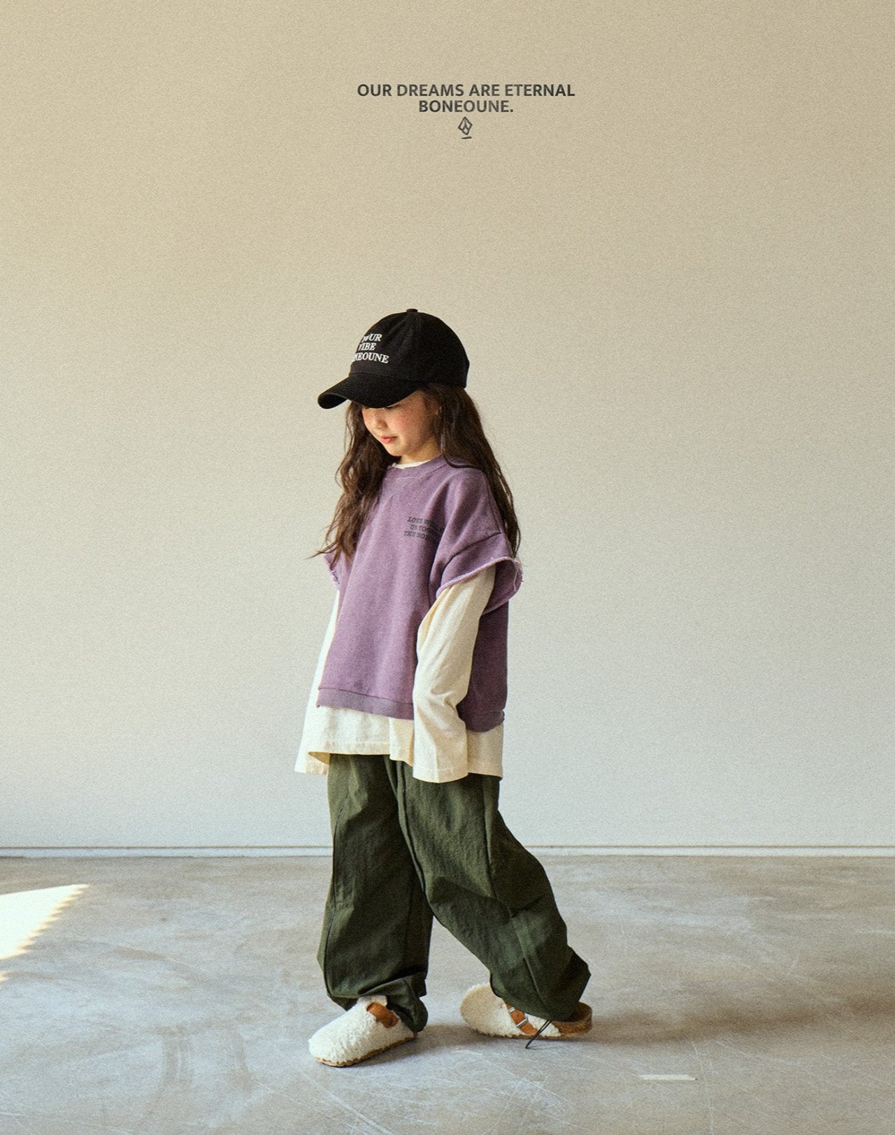 [BONEOUNE] Cotton Cargo Pants_2colors