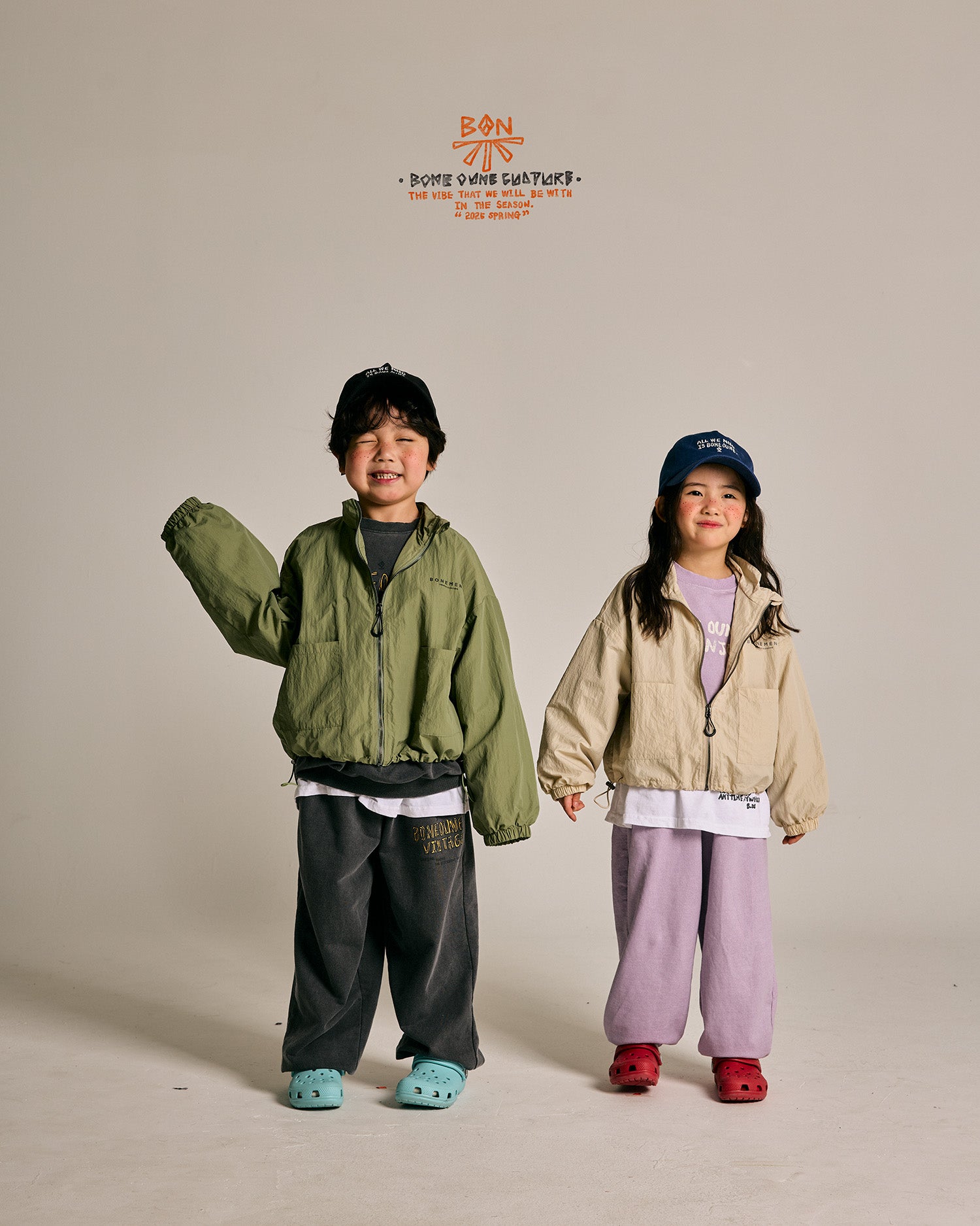 [BONEOUNE] Vintage Pigment Jogger Pants_2colors
