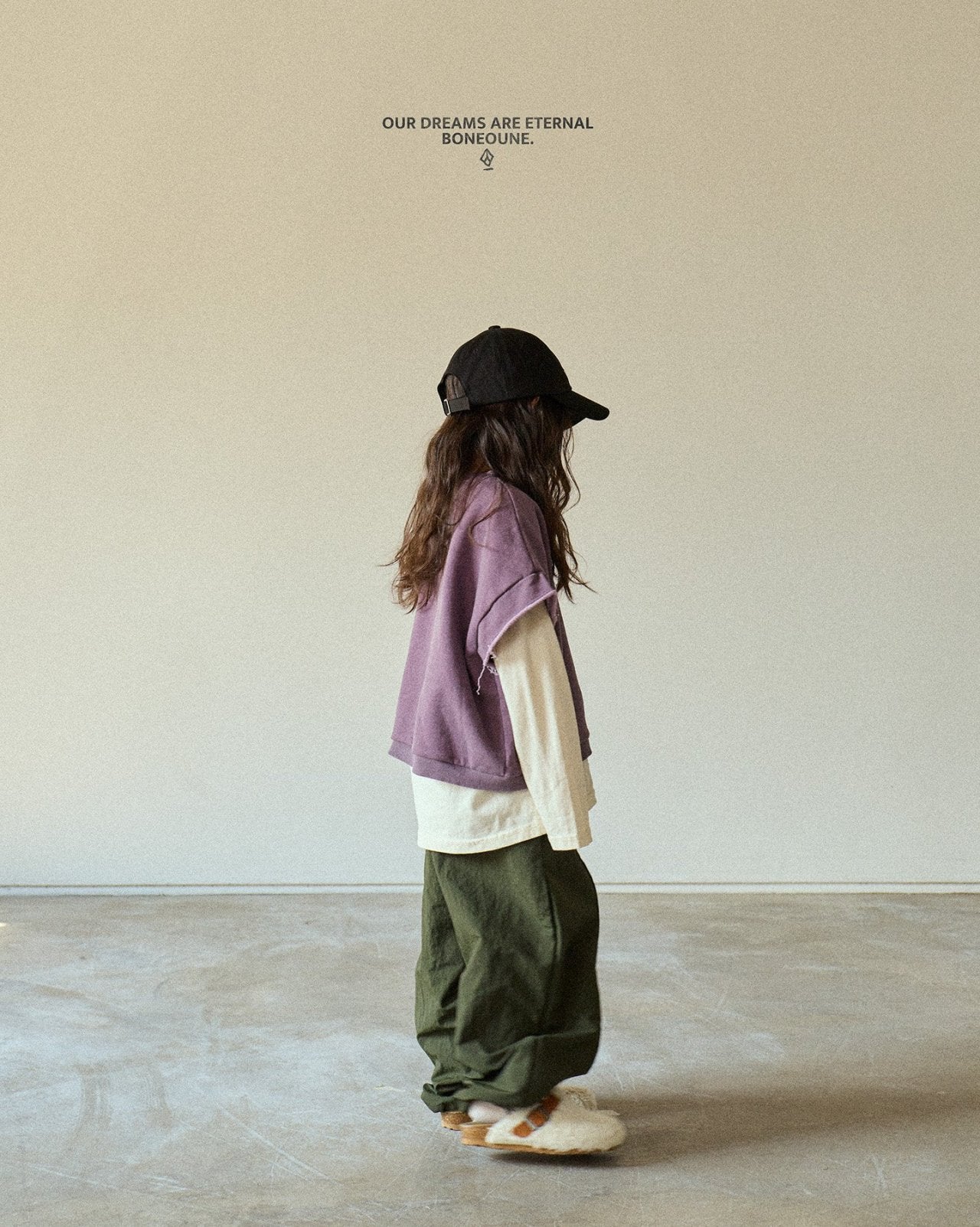 [BONEOUNE] Cotton Cargo Pants_2colors