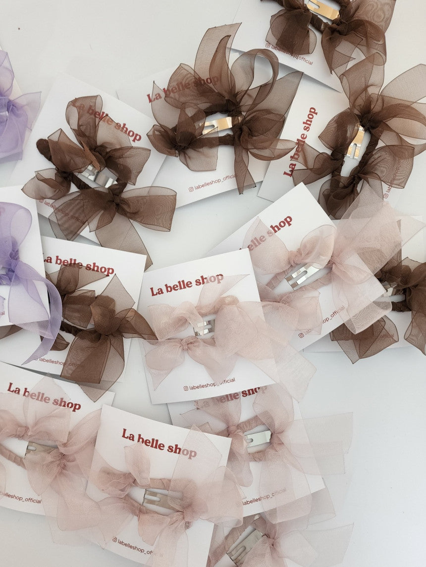 [La Belle] Organdy Hairpin_8colors