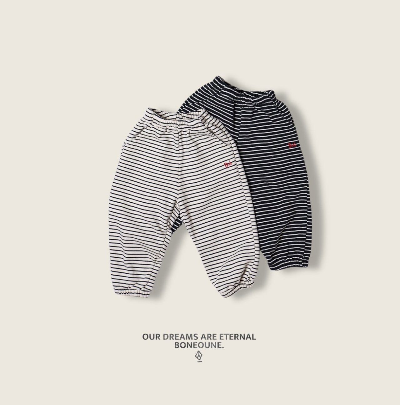 [BONEOUNE] Mono Line Jogger Pants_2colors