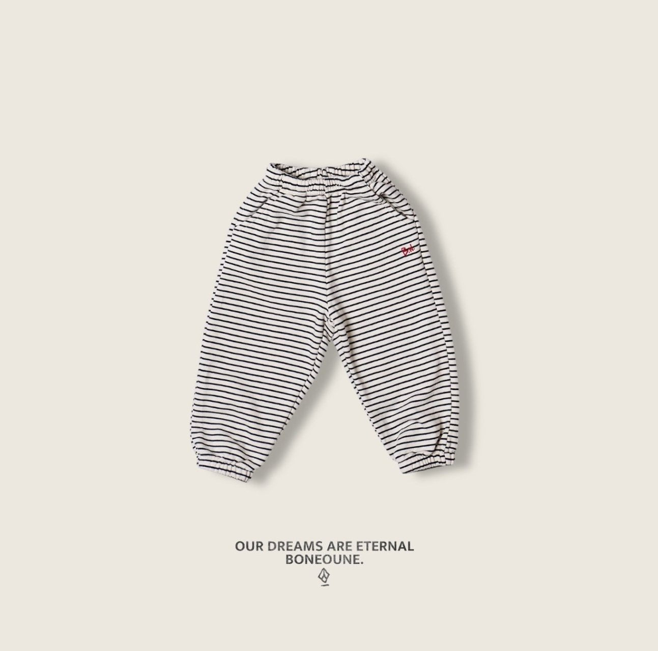 [BONEOUNE] Mono Line Jogger Pants_2colors