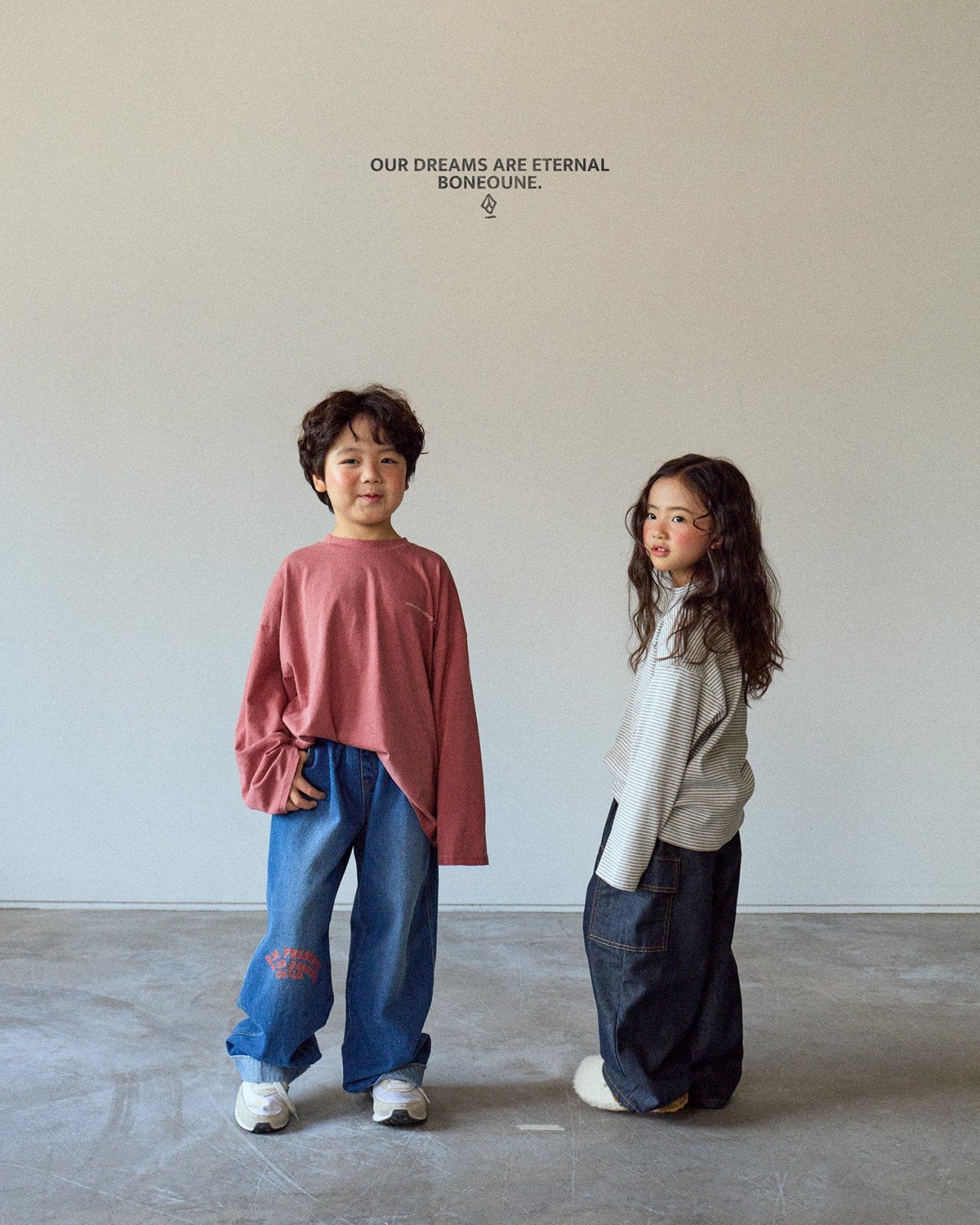 [BONEOUNE] Striped Turtleneck T-shirt_2colors