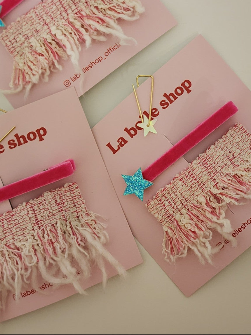 [La Belle] Pink Gerbera Hairpin Set