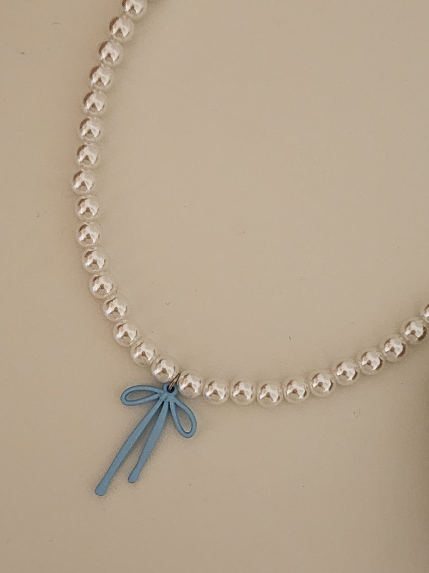 [La Belle] Chloe Pearl Necklace