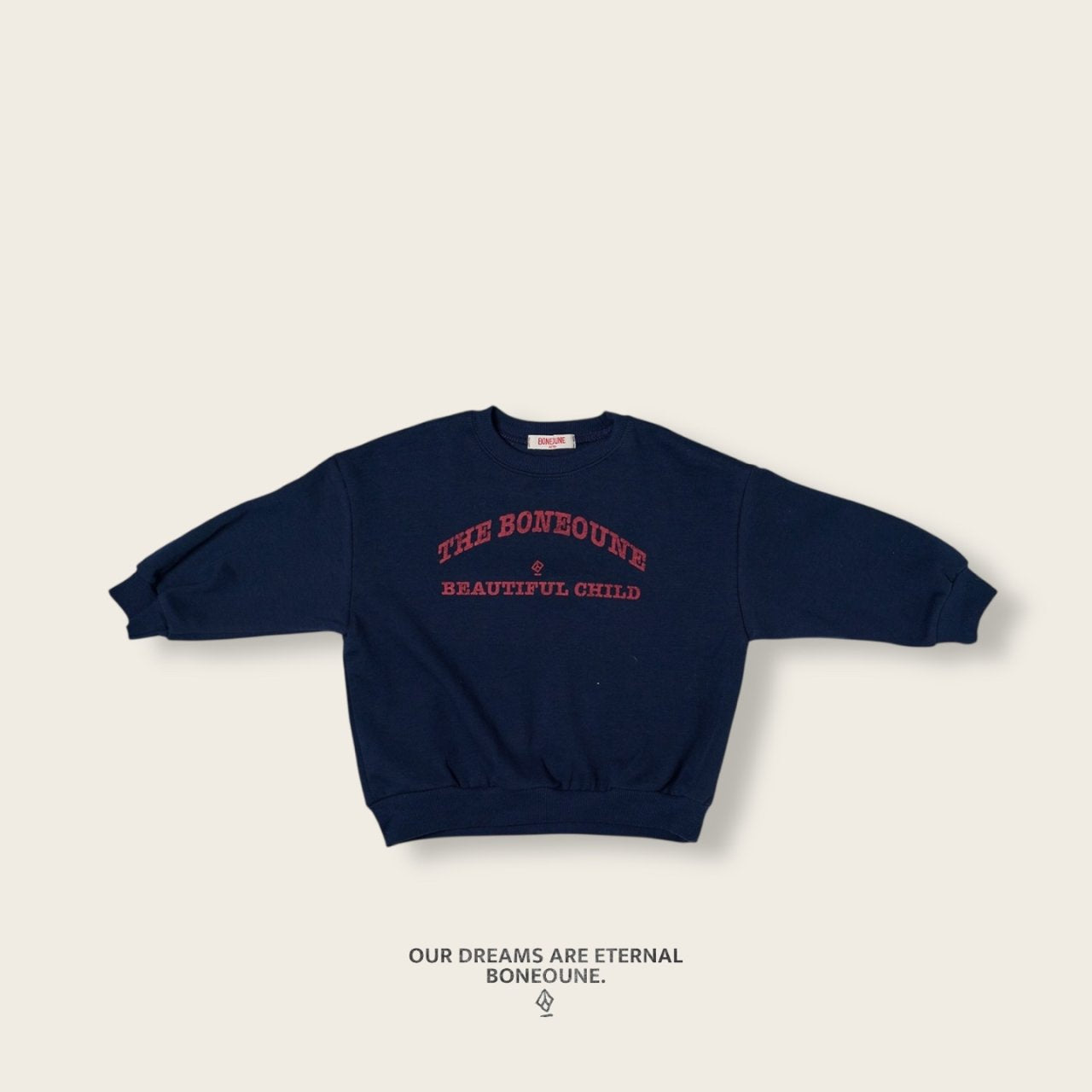 [BONEOUNE] Child Double-Faced Sweatshirt_3colors