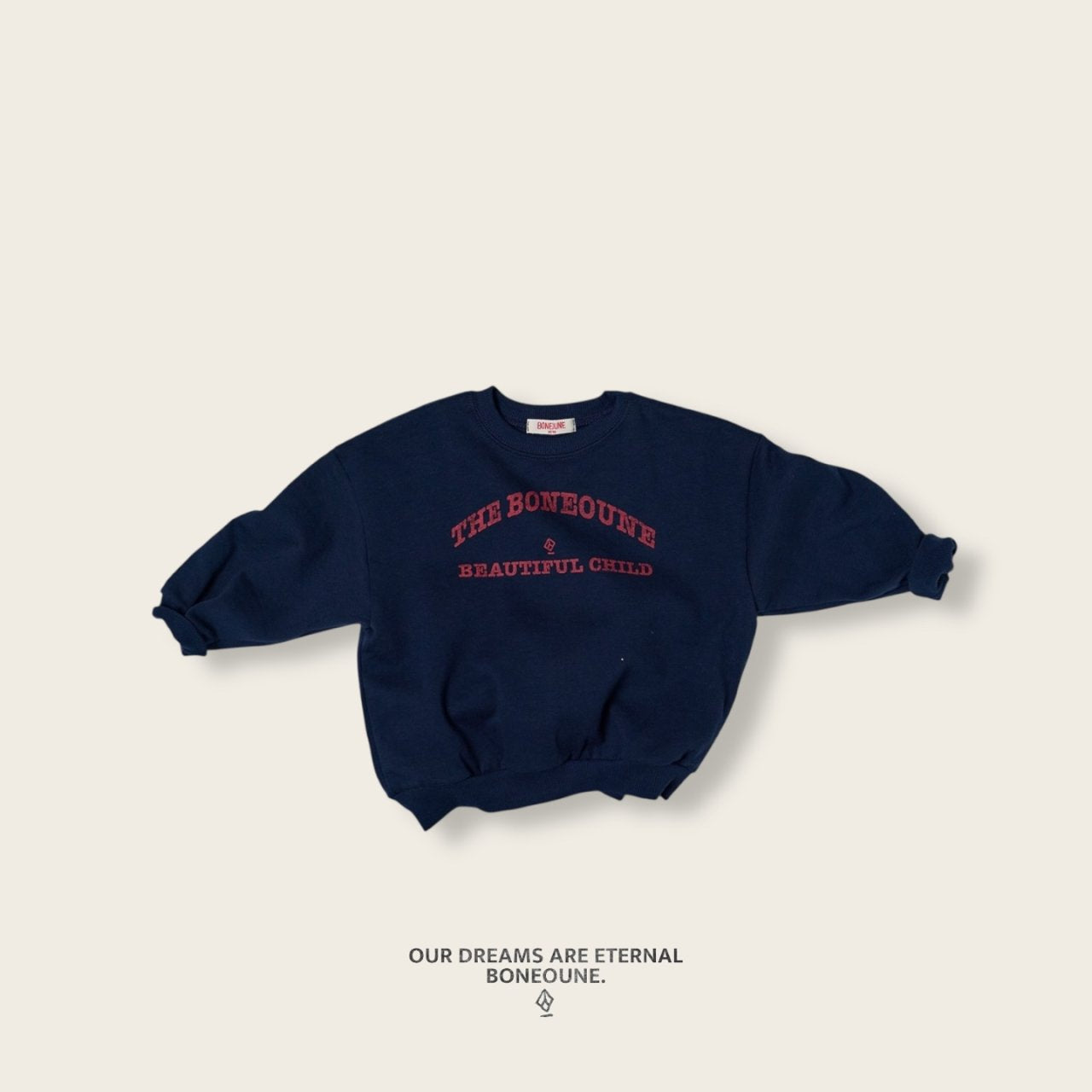 [BONEOUNE] Child Double-Faced Sweatshirt_3colors