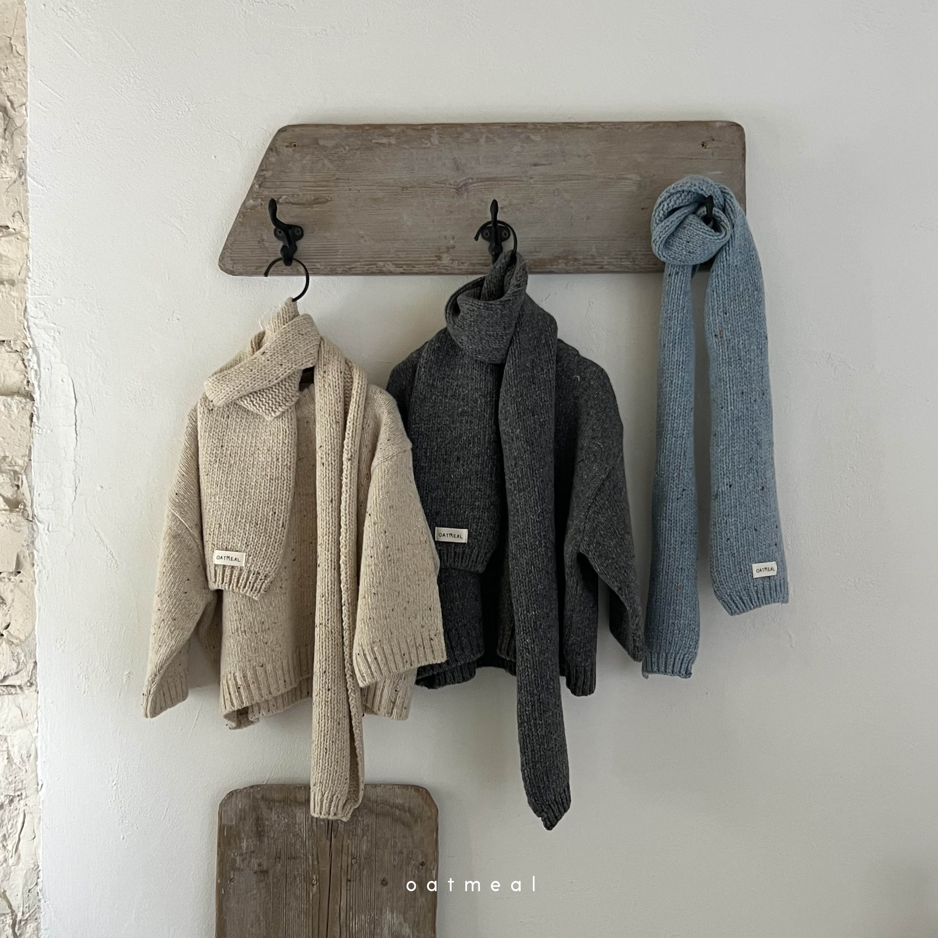 [Oatmeal] Seed Round Knit_3colors