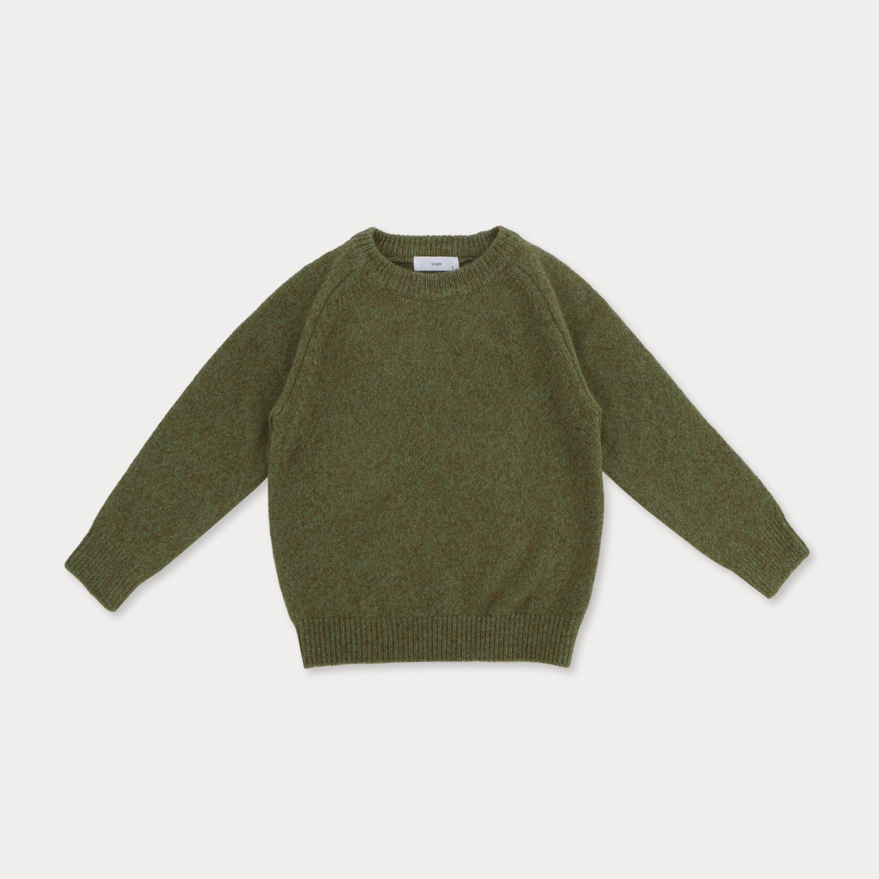 [Soye] Raccoon Round Knit_Green