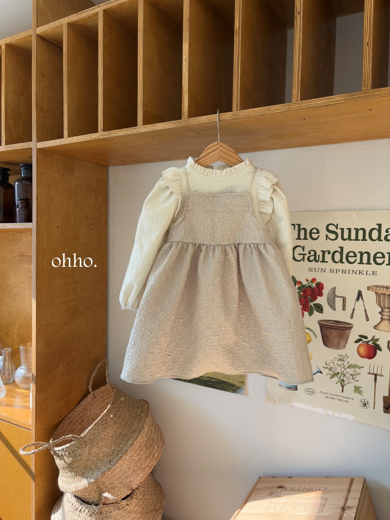 [ohho] From Wings Blouse_4colors